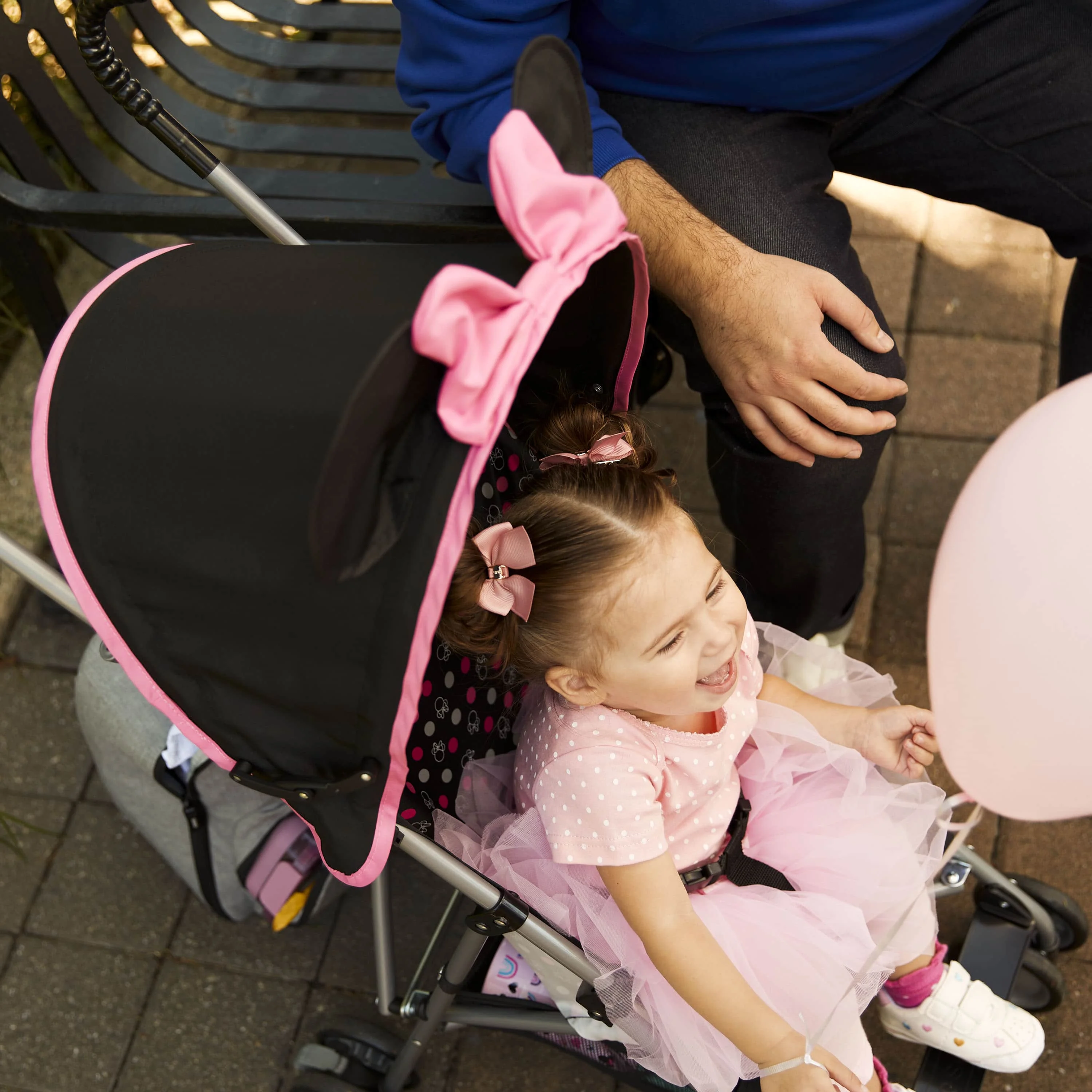Disney Baby Comfort Height Character Umbrella Stroller with Basket, Modern Minnie - Womvr