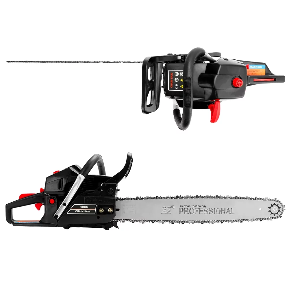 TOPTENG Gasoline Chainsaw with 22 in. Bar 52CC Engine 2-Cycle Gas Powered Chainsaw for Farm/Garden/Ranch/Firewood - Womvr