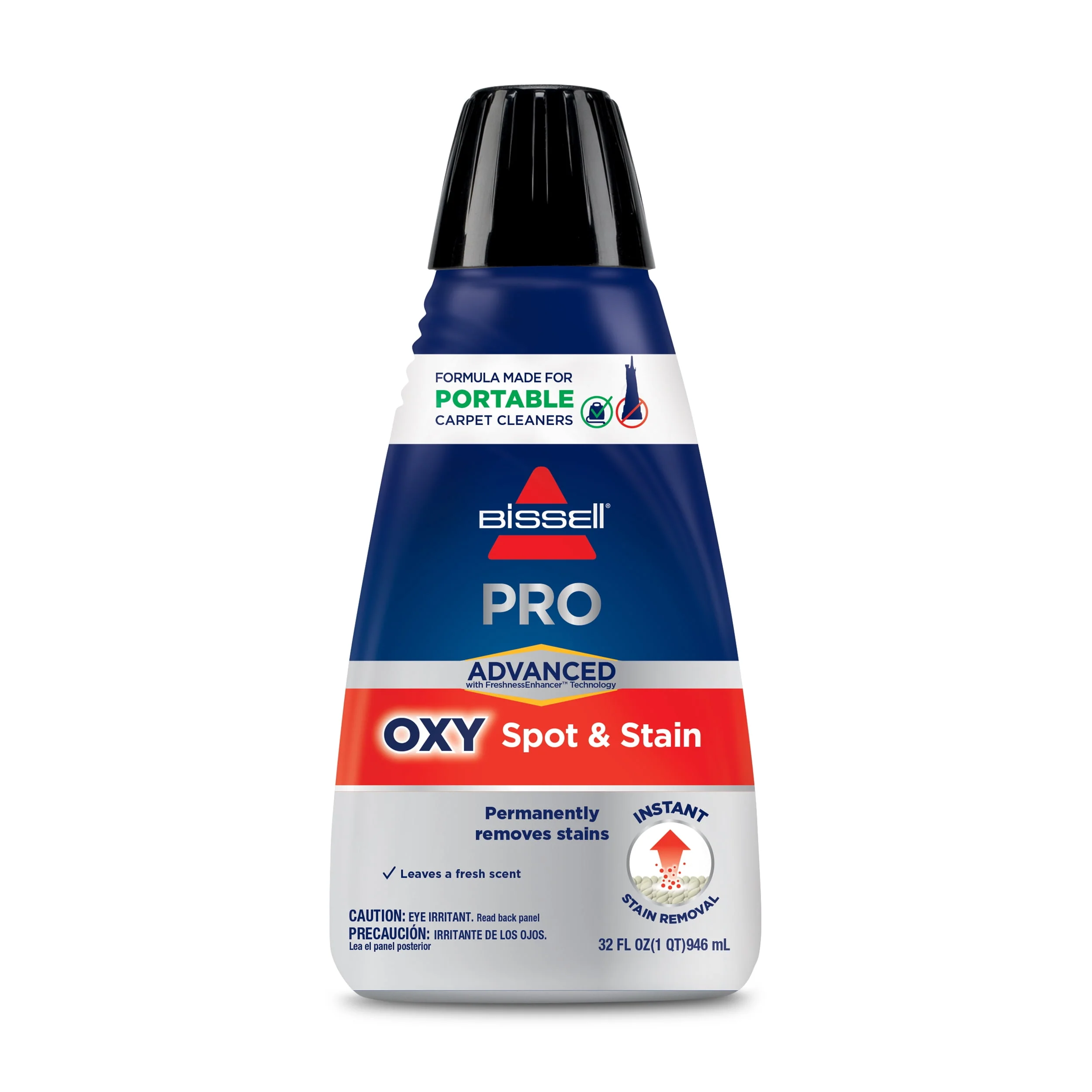 BISSELL Advanced Pro Oxy Spot & Stain Formula for Portable Spot Cleaners, 32 oz., 2038W - Womvr