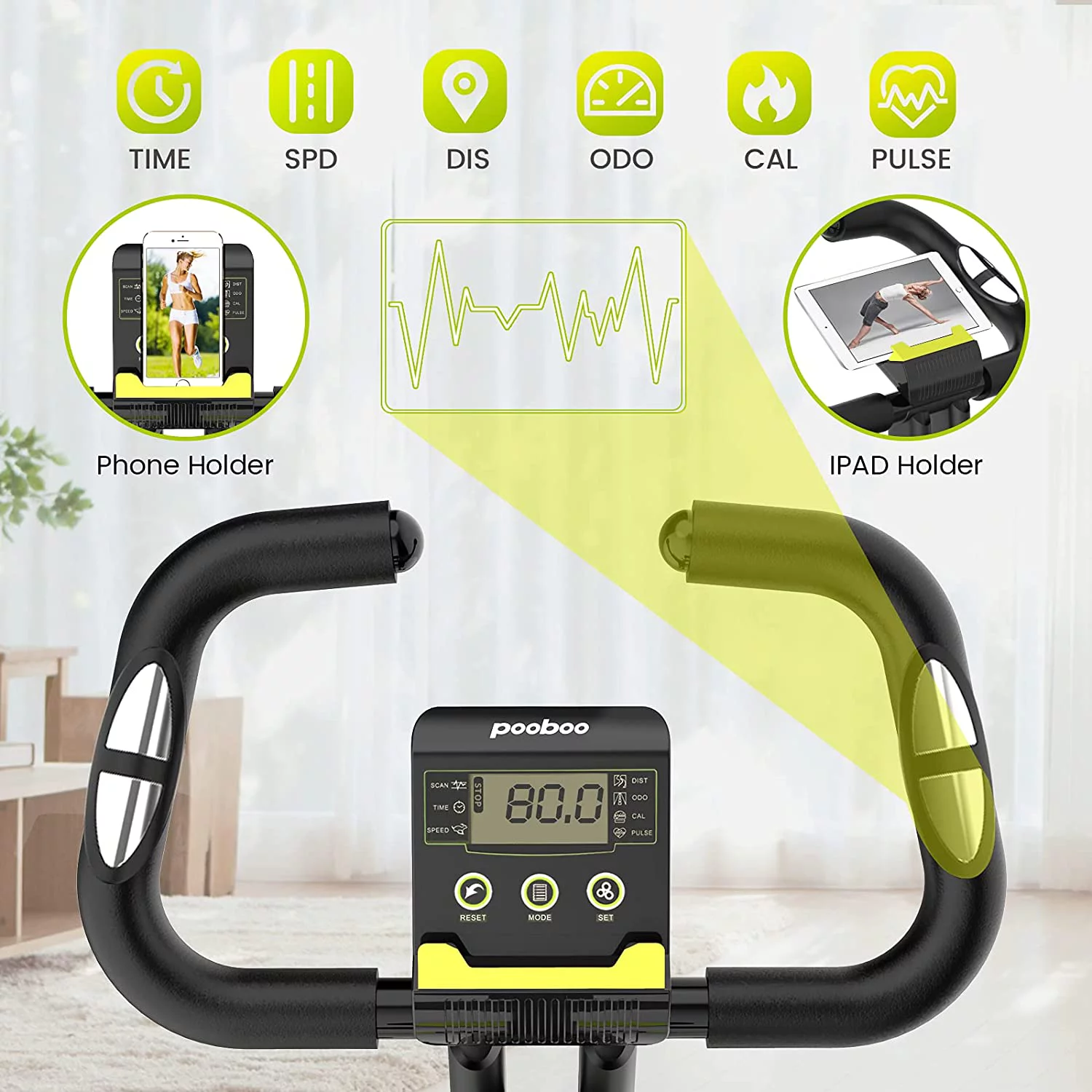 Cycool Exercise Bicycle for Adult Magnetic Resistance Belt Drive Indoor Exercise Bike Quiet smooth wide tension range - Womvr