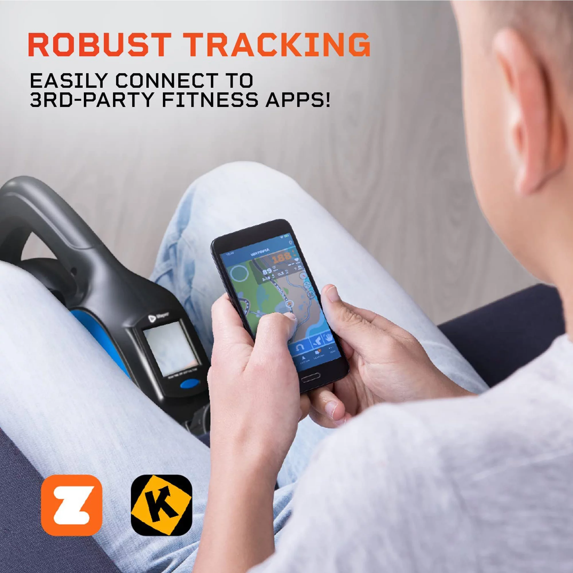 Lifepro FlexCycle Stationary Bike Pedal Exerciser Under Desk Workout Equipment, Blue - Womvr