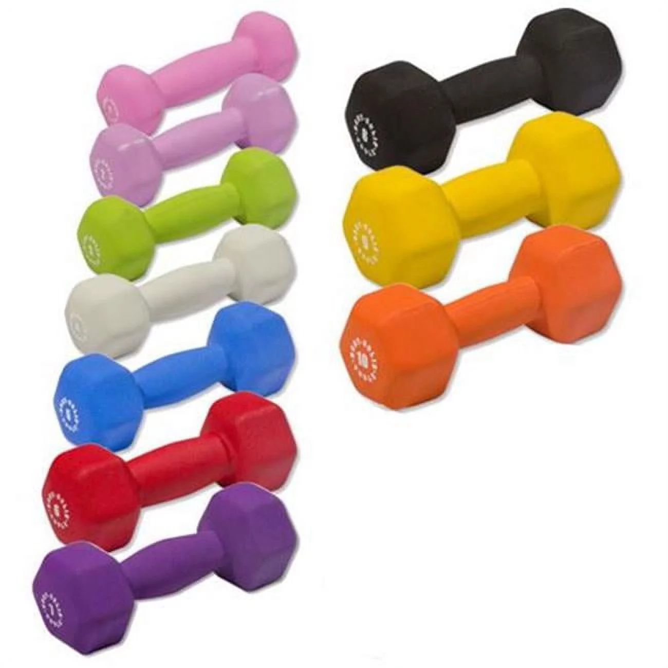 Body-Solid Neoprene Dumbells (Sets) - Womvr