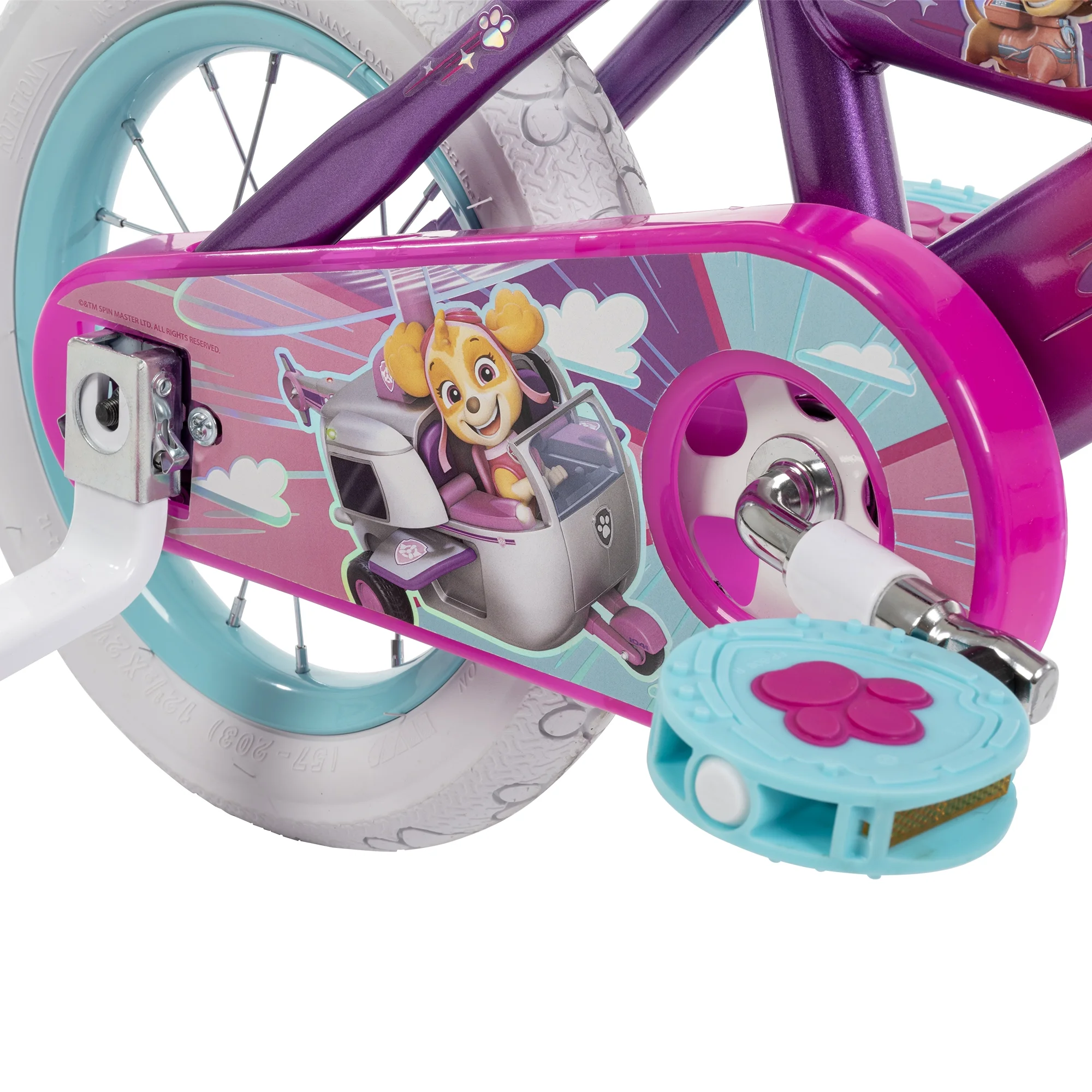 Paw Patrol 12-inch Girls' Training Wheel Bike, Ages 3+ Years, Pink, from Huffy - Womvr