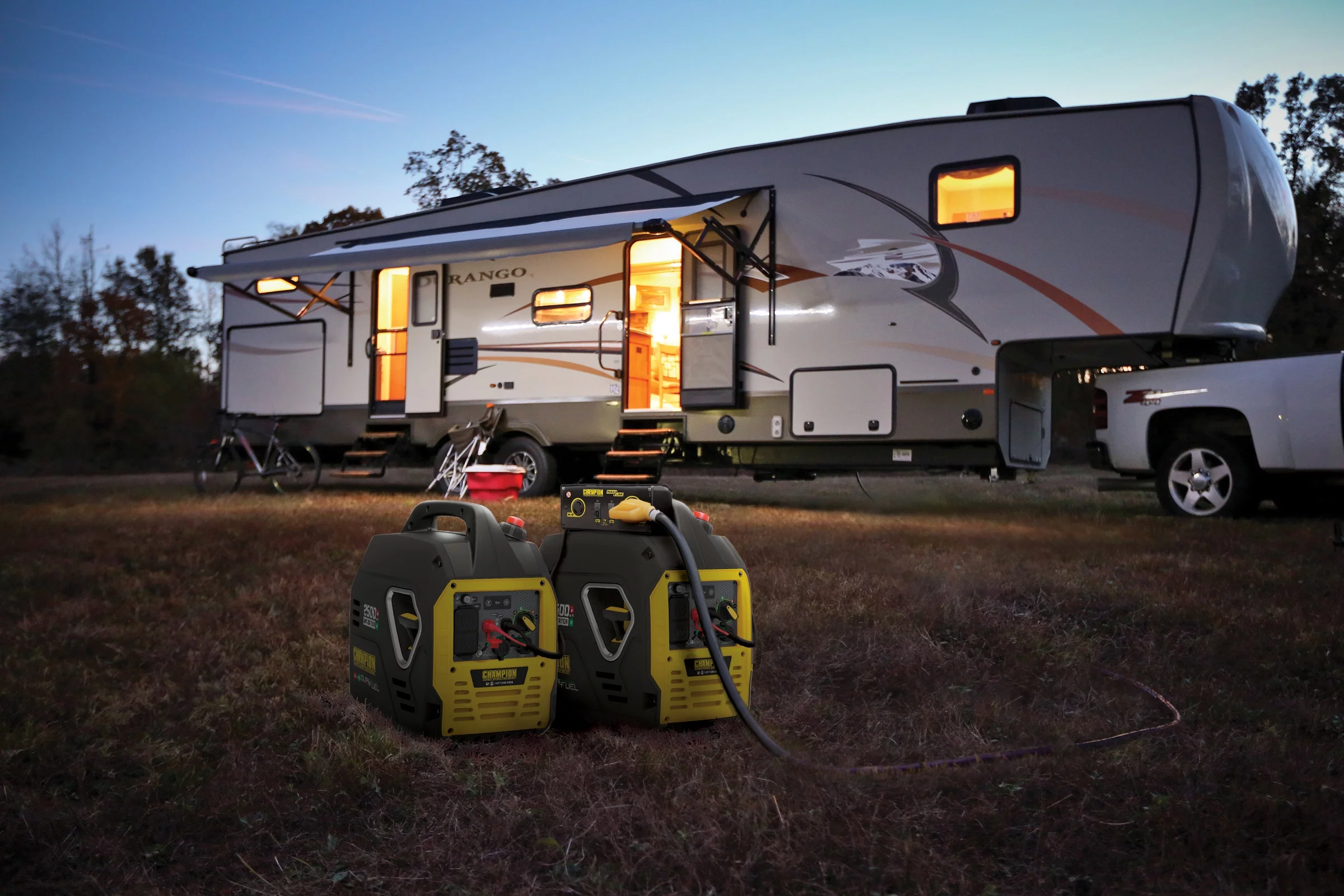 Champion Power Equipment 2500-Watt Ultralight Portable Dual Fuel Inverter Generator - Womvr