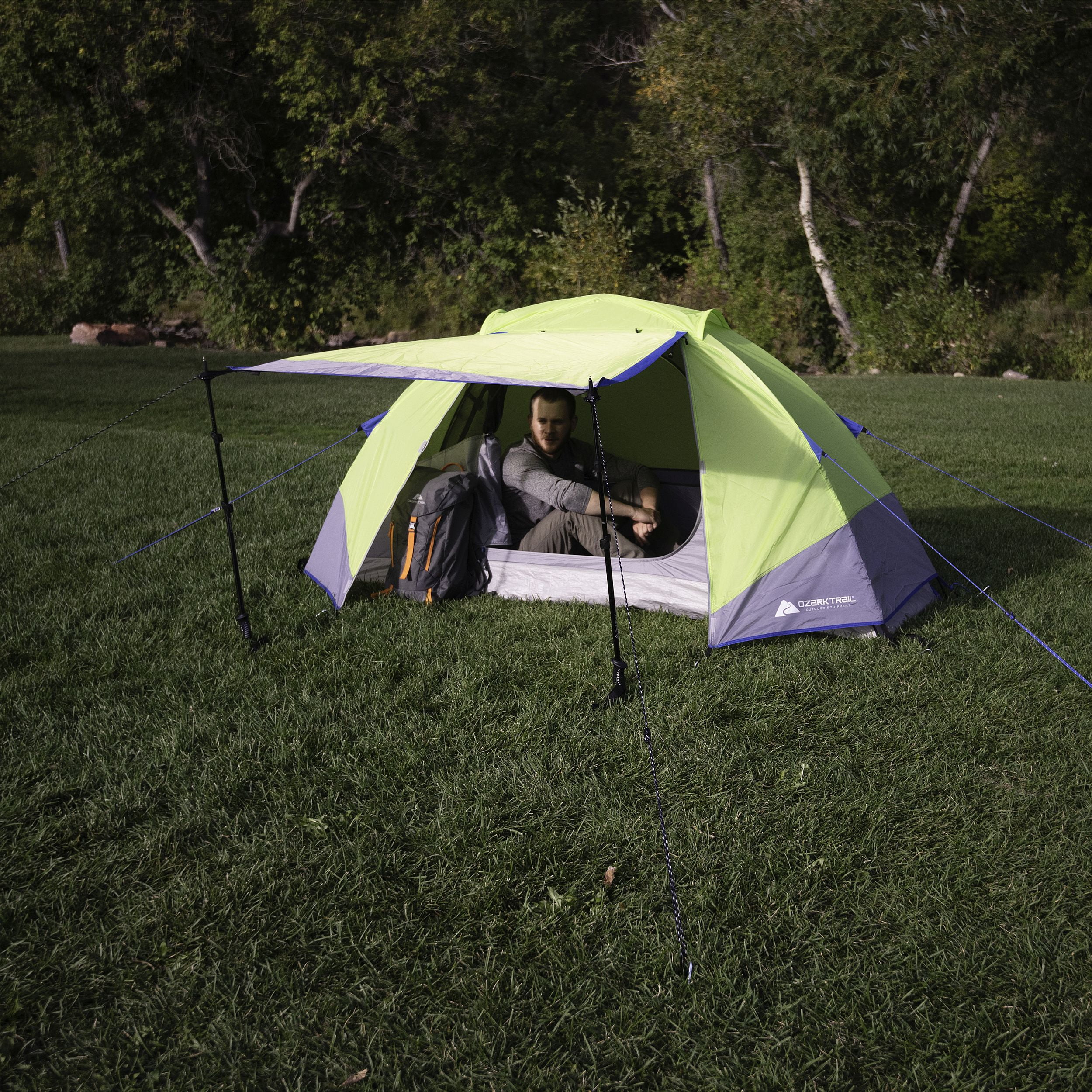 Ozark Trail Himont 1-Person Backpacking Tent, with Full Fly - Womvr