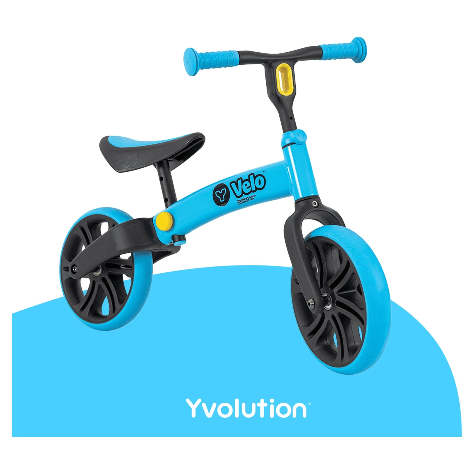 Yvolution Velo Toddler Balance Bike 9'' Wheel (Red) Boys and Girls, 18 Months to 3 Years Old - Womvr
