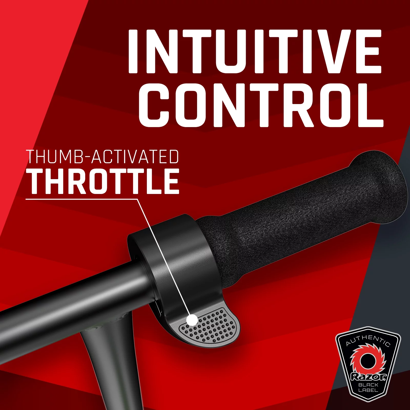 Razor Black Label E100 Electric Scooter – Blue, up to 10 mph, 8