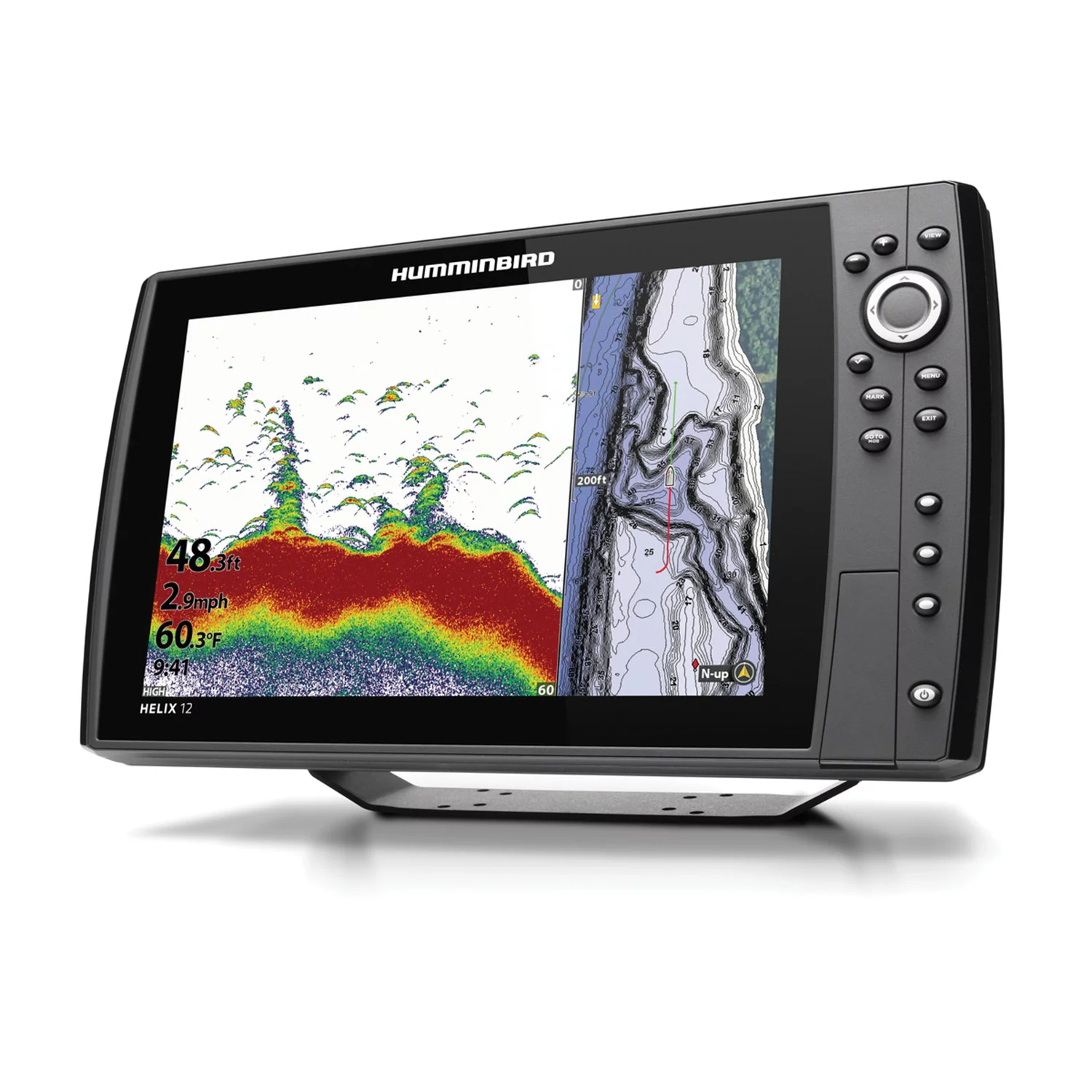 Humminbird 411440-1 HELIX 12 CHIRP MEGA DI+ GPS G4N Fish Finder - Womvr
