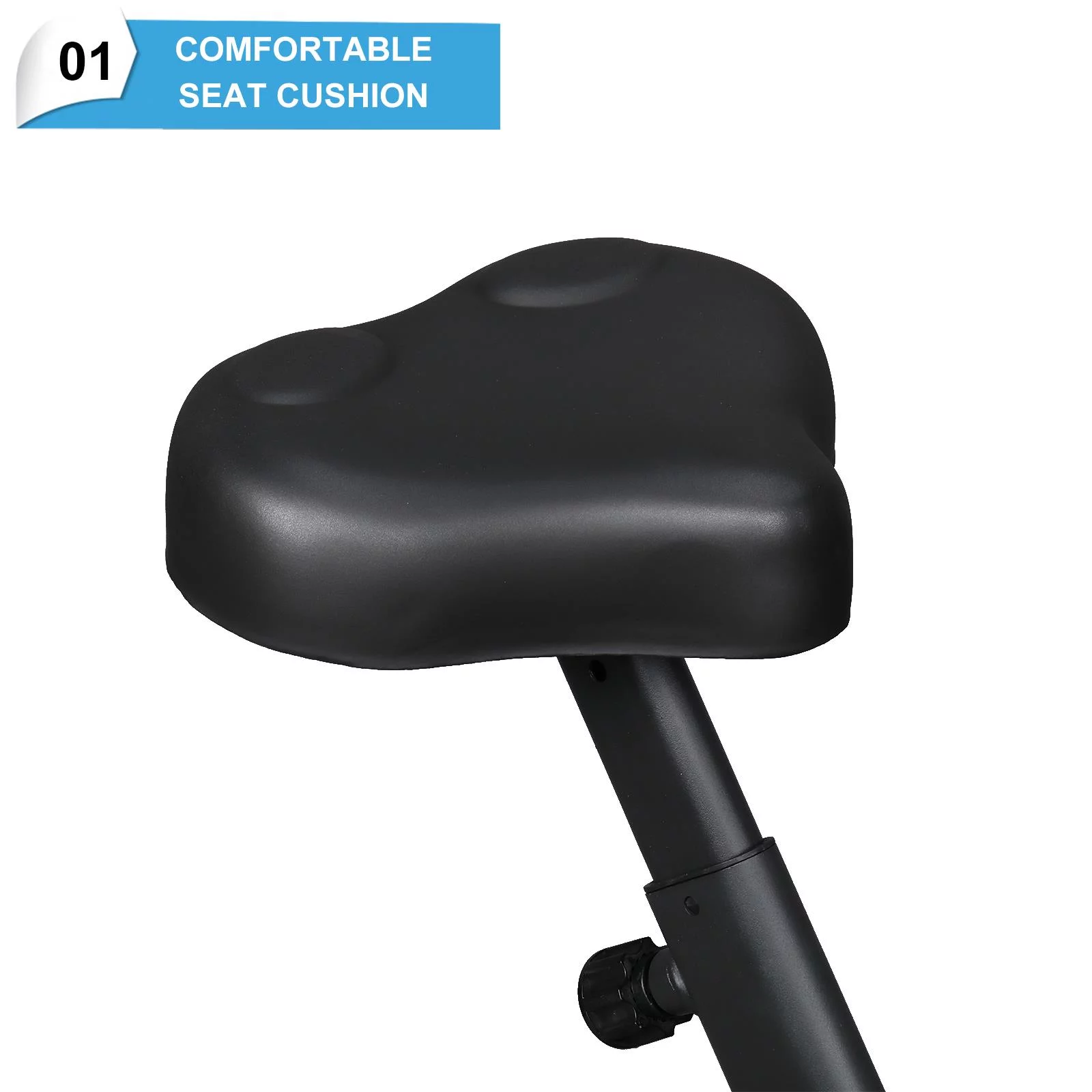 Zimtown Exercise Bike, Folding Magnetic Upright Recumbent Bike - Womvr