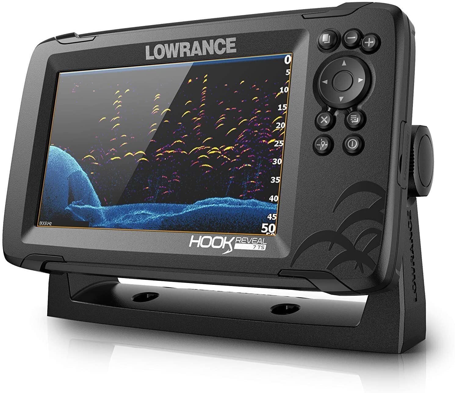 Lowrance 00015851001 Hook Reveal 9 In. Fishfinder TripleShot with Down scan, Sides can Imaging, C-MAP Contour and Mapping - Womvr