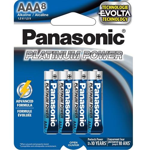 Panasonic Battery AAA x8 Platinum Power | LR03XE8B - Womvr