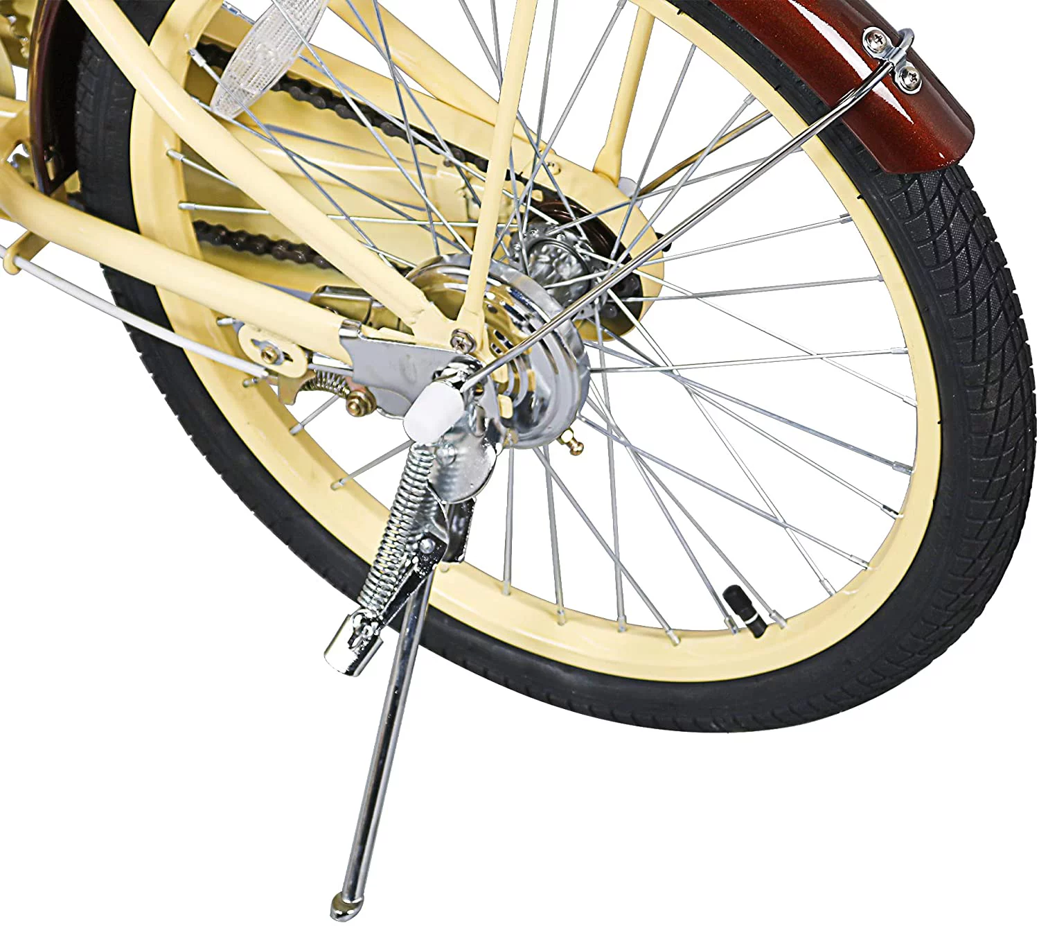 Coewske Kids Bike 20 inch Boys Girls Bicycle with Hand Brake and Kickstand, Pink - Womvr