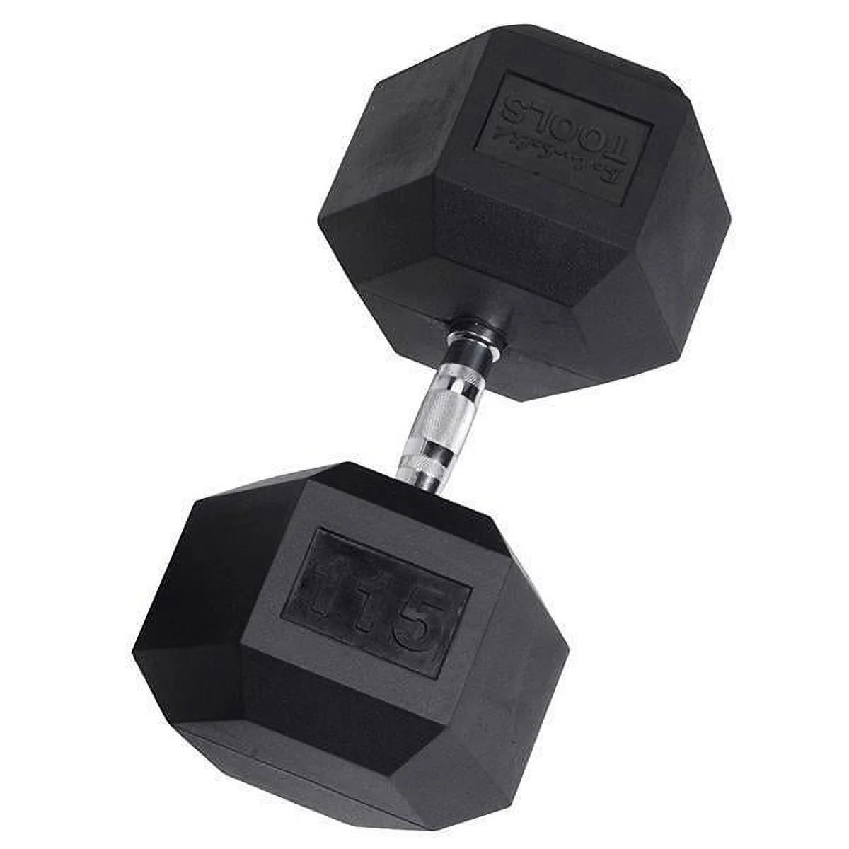 Rubber Coated Hex Dumbbells 55 lb. - Womvr
