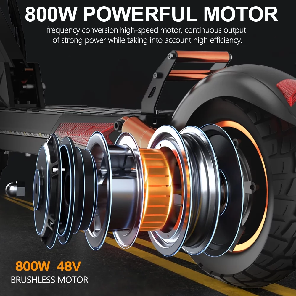 Electric Scooter 28 mph & 25 Miles 700W Kick Scooter, 10