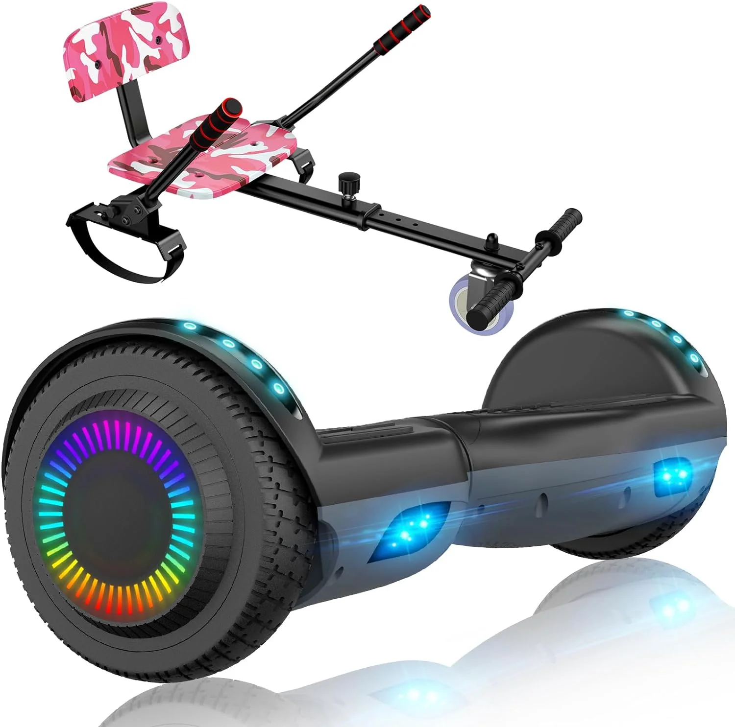 JOLEGE Hoverboard Go Kart Combo, 6.5