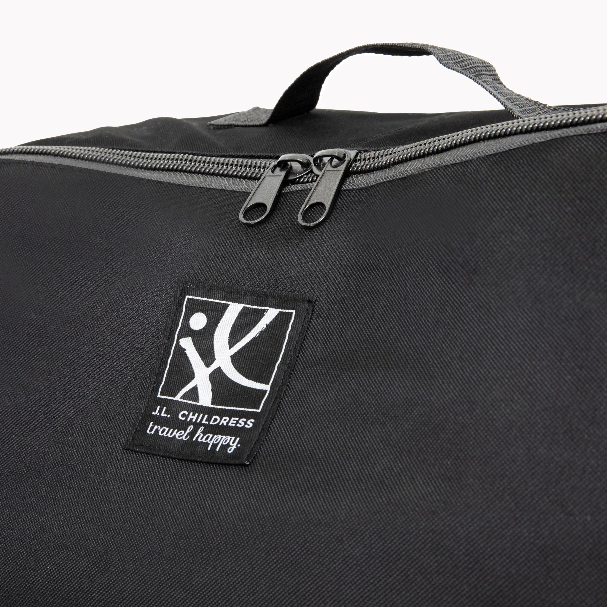 J.L. Childress Ultimate Padded Backpack Car Seat Travel Bag and Carrier, Black/Grey - Womvr