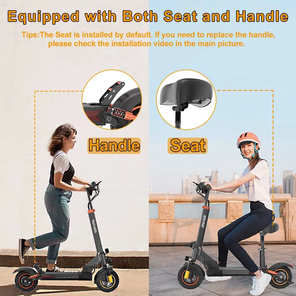 Electric Scooter 28 mph & 25 Miles 700W Kick Scooter, 10
