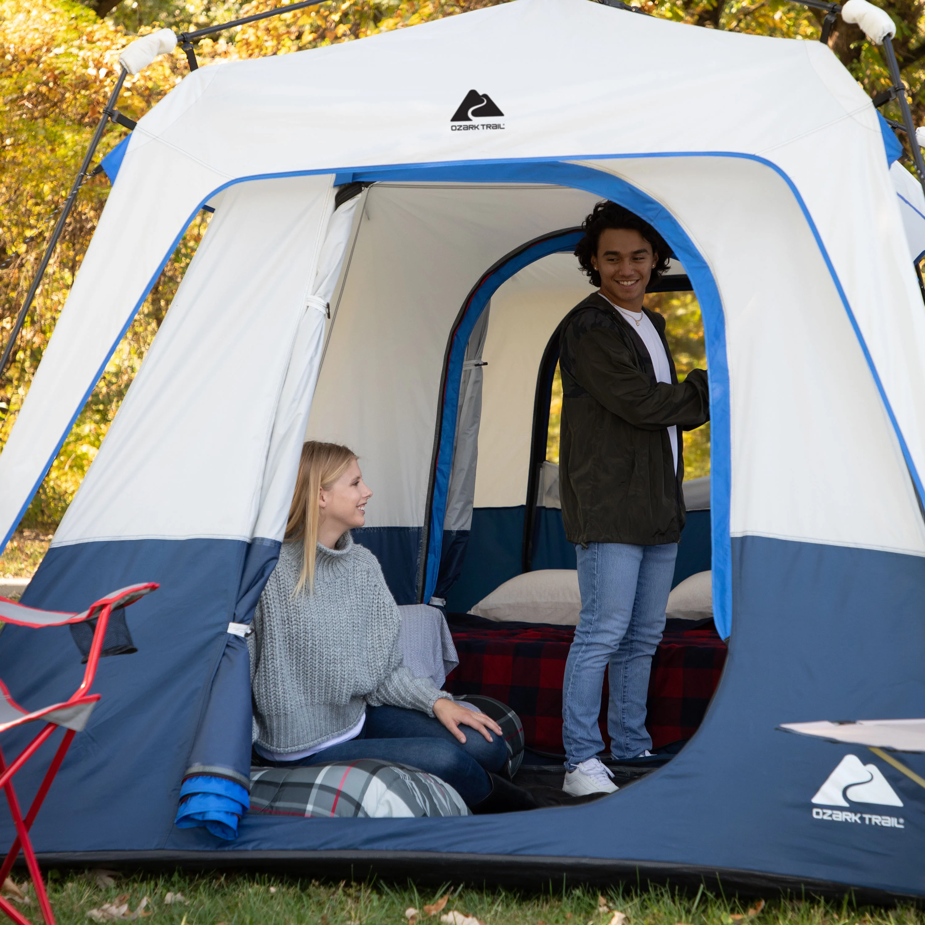 Ozark Trail 15' x 9' 5-in-1 Convertible Instant Tent and Shelter, 41 lbs - Womvr