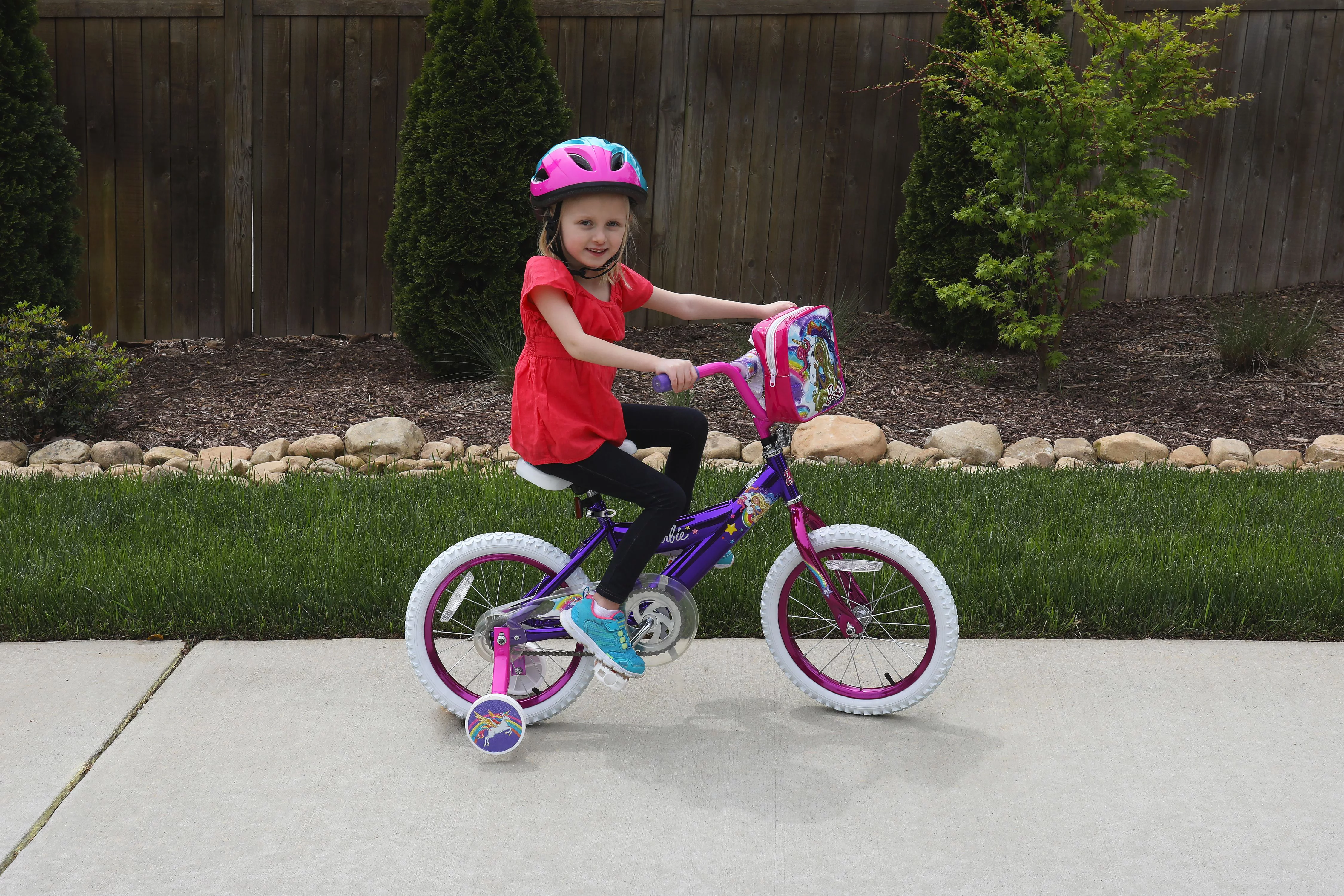 Dynacraft Barbie 16-Inch Girls BMX Bike For Age 5-7 Years - Womvr