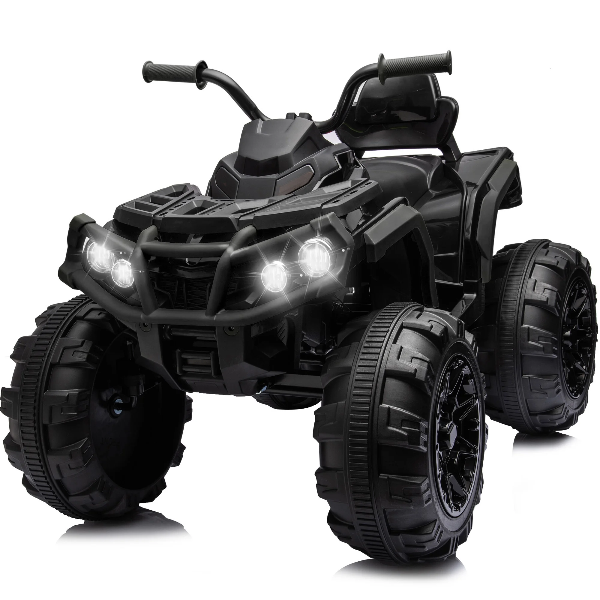 Outfunny 24V Kids 4 Wheeler, Electric ATV Quad Ride-on Toy for Big Kids Ages 3 and up - Womvr
