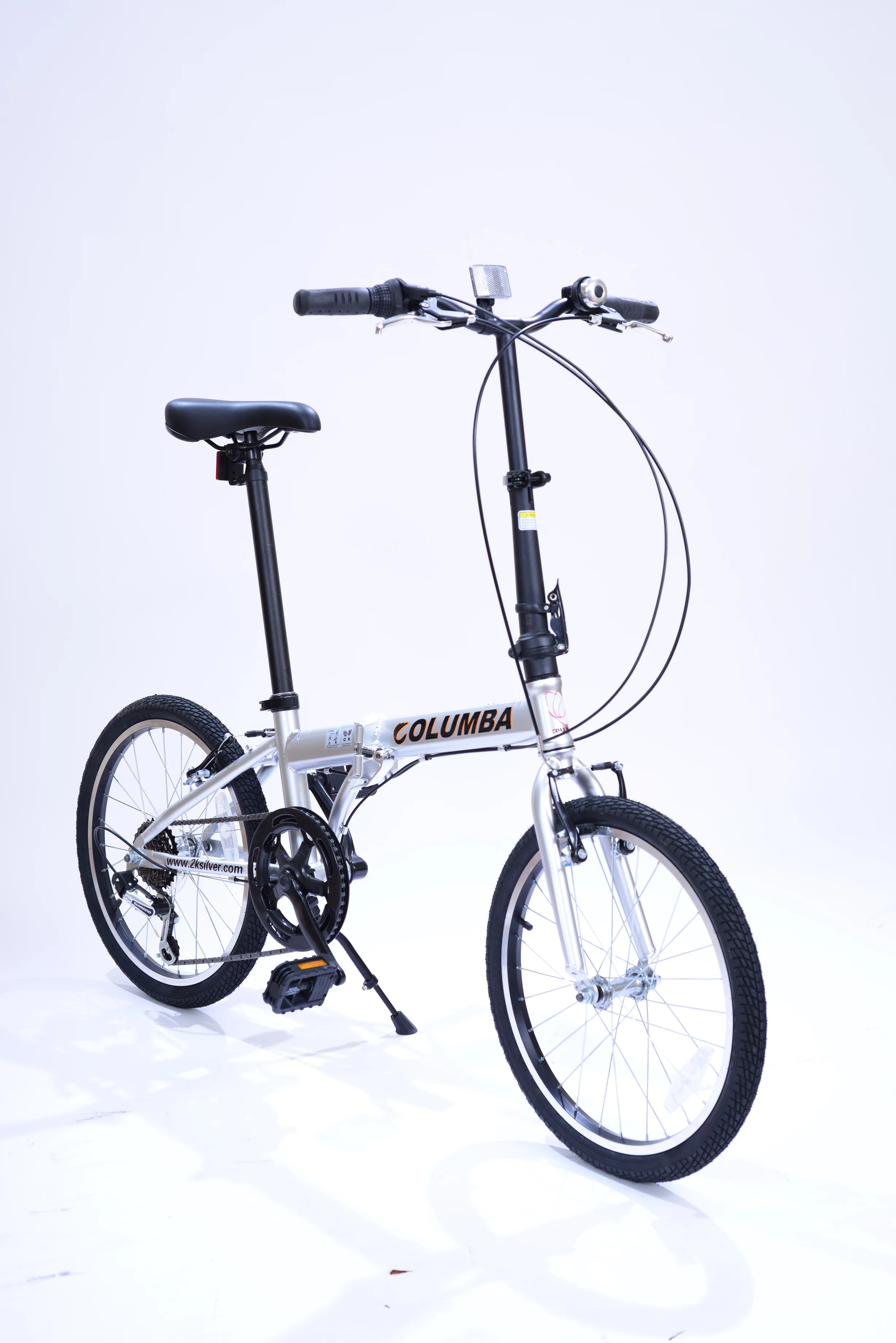 Columba PR20S1 Folding Bike Silver (PR20S1_SLV) - Womvr