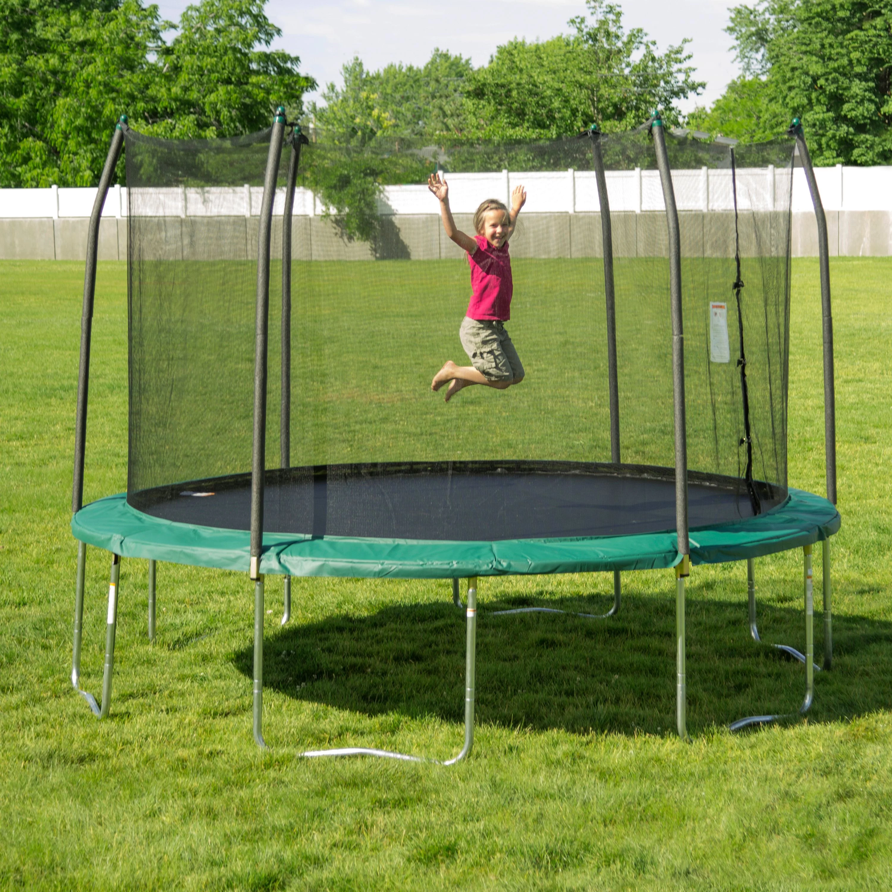 Skywalker Trampolines 12' Trampoline, with Safety Enclosure, Blue - Womvr