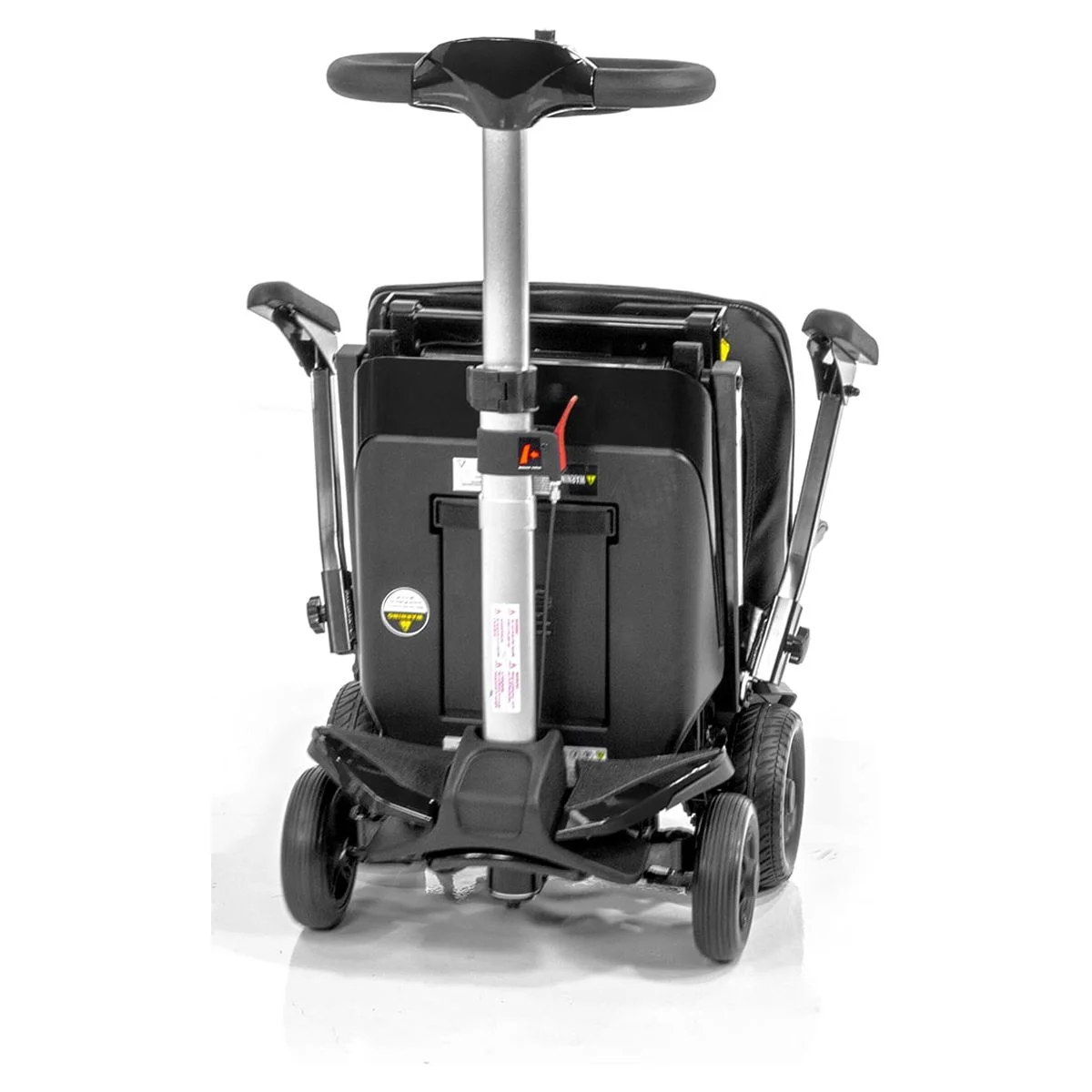 Enhance Mobility - The Transformer Electric Auto Folding Mobility Scooter 4-Wheel - Red - Womvr