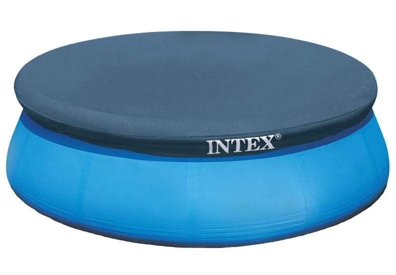 Intex Above Ground Swimming Pool, Ladder with Pump and 15' Pool Debris Cover - Womvr