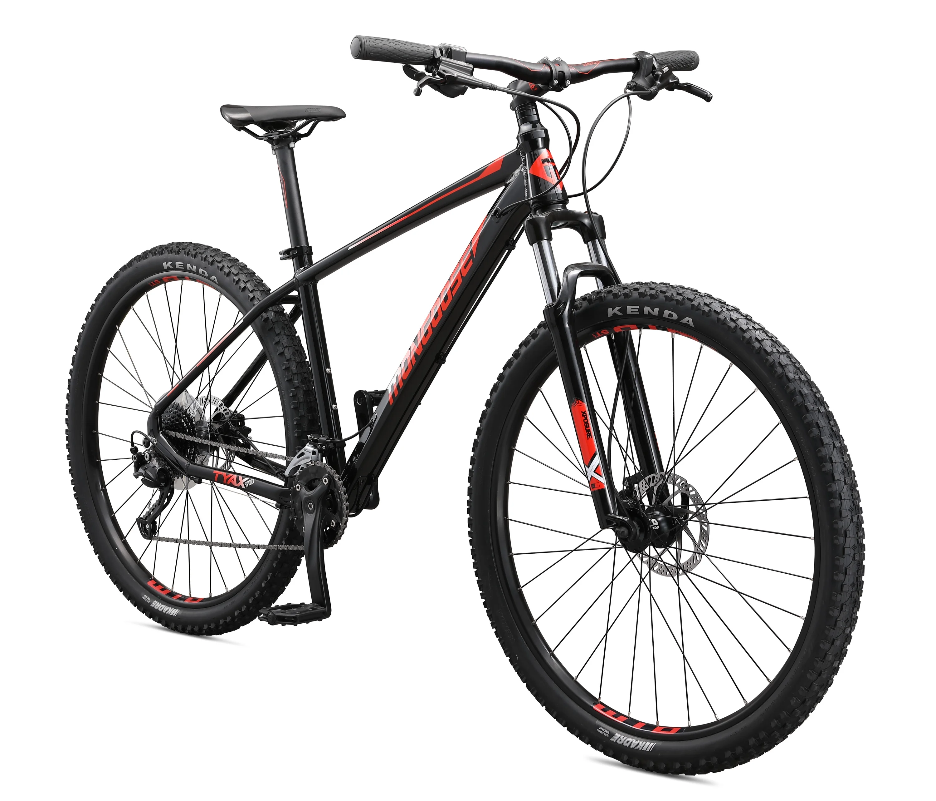 Mongoose Tyax 29 Sport Adult Unisex 29-in. Mountain Bike, Black - Womvr