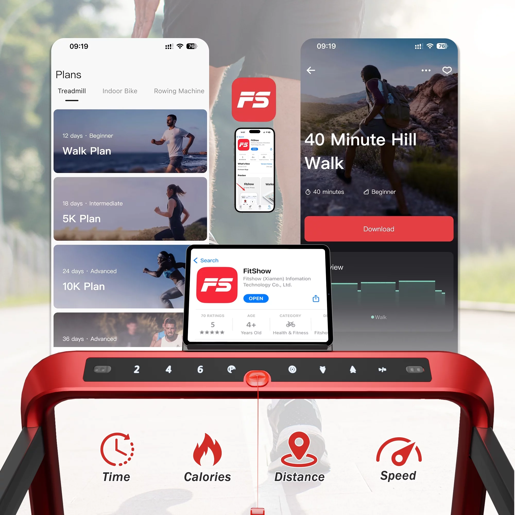 JELENS 2 in 1 Incline Treadmill Under Desk Walking Pad 2.5HP Home Folding Treadmills with Gesture Sensing Control, Walking Machine for Office with Led Display - Womvr