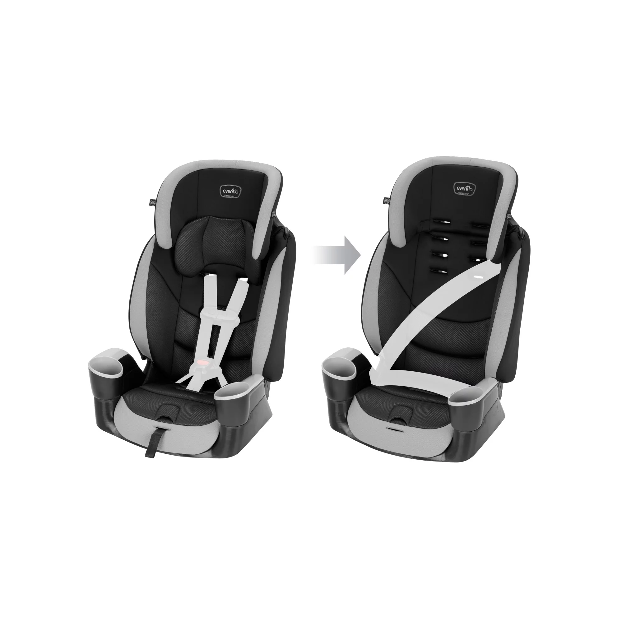 Maestro Sport Harness Booster Car Seat (Granite Gray) - Womvr