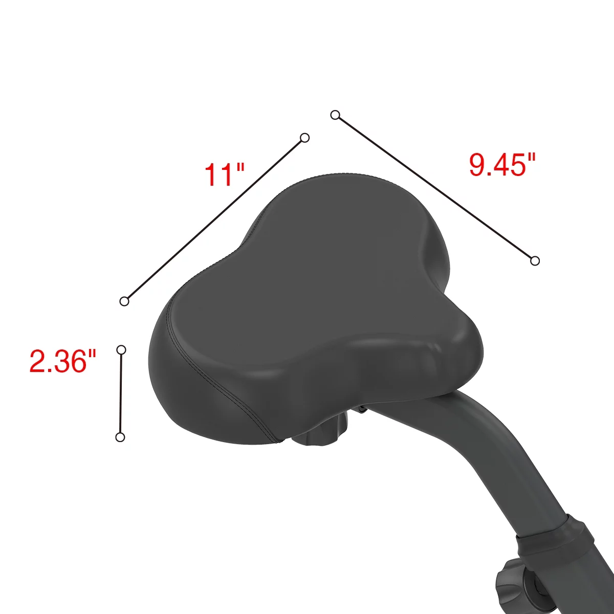 Relife Sports Upright  Exercise Bike with Fitness APP Foldable Stationary Bike for Home Gym , Black - Womvr