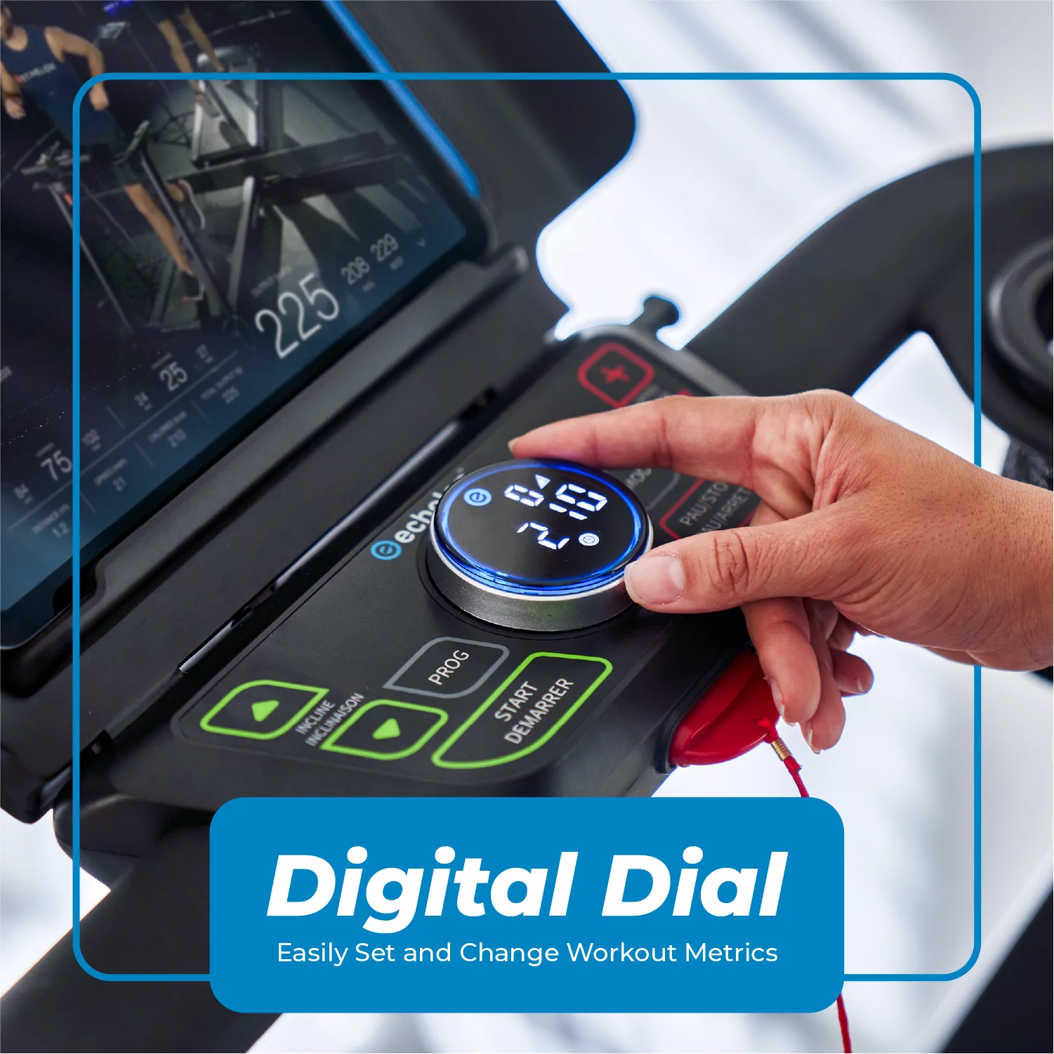 Echelon Stride Sport 2 Auto-Fold Compact Treadmill with 12 Levels of Incline + 30-Day Free Membership - Womvr