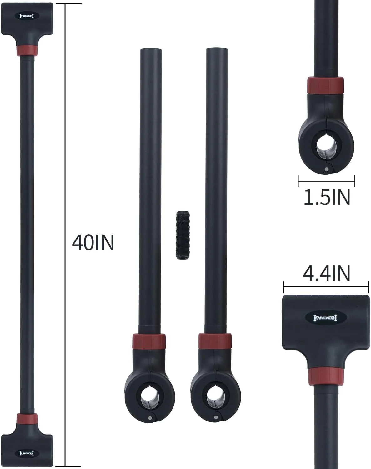 Dumbbell Barbell Converter,Weight Lifting Bar,Adjustable Barbell-Home Gym Accessories-Workout Gifts,Dumbbell to Barbell Converter��8-200LB�� - Womvr