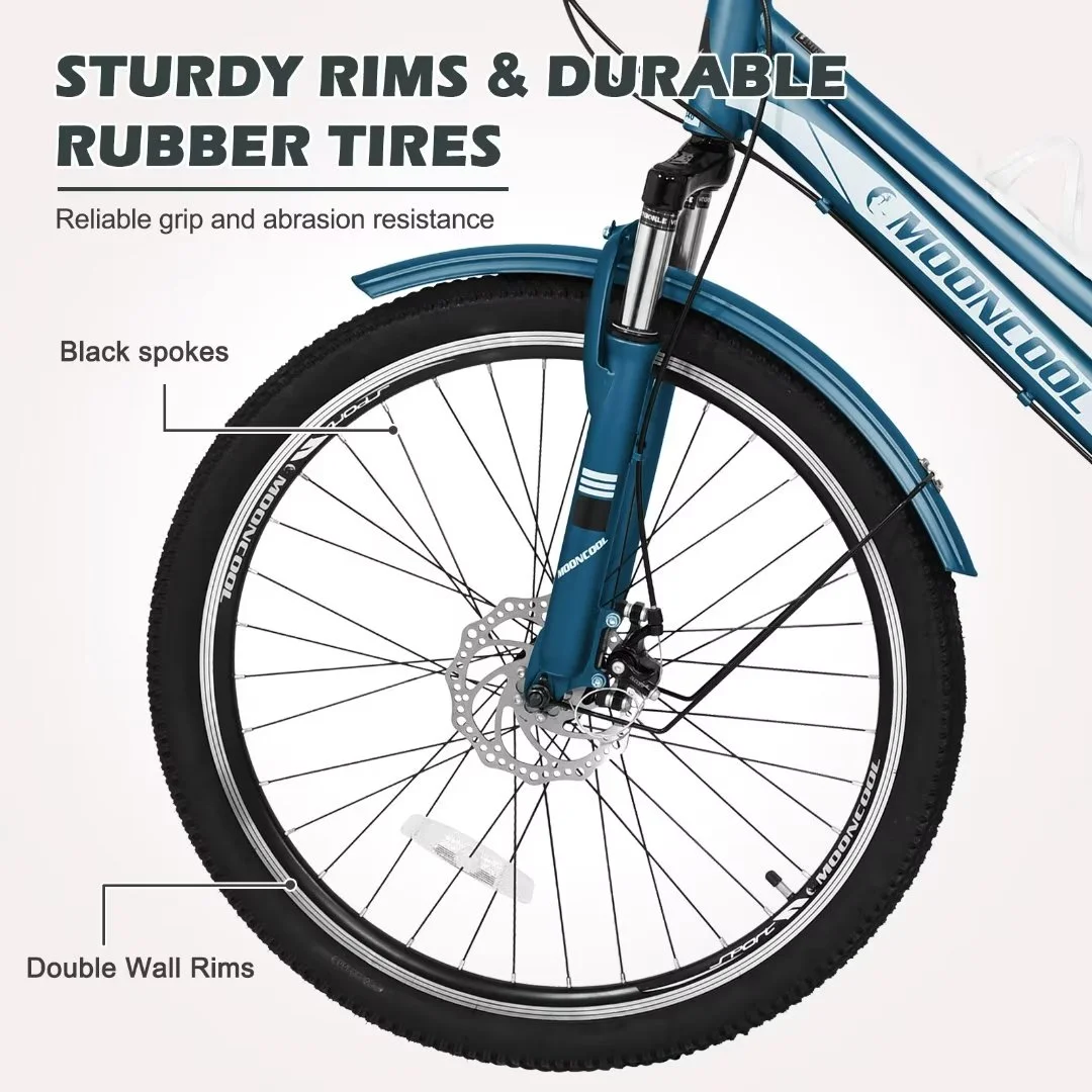 Lilypelle Adult Tricycle, 7 Speed Three Wheel Bicycles, 26