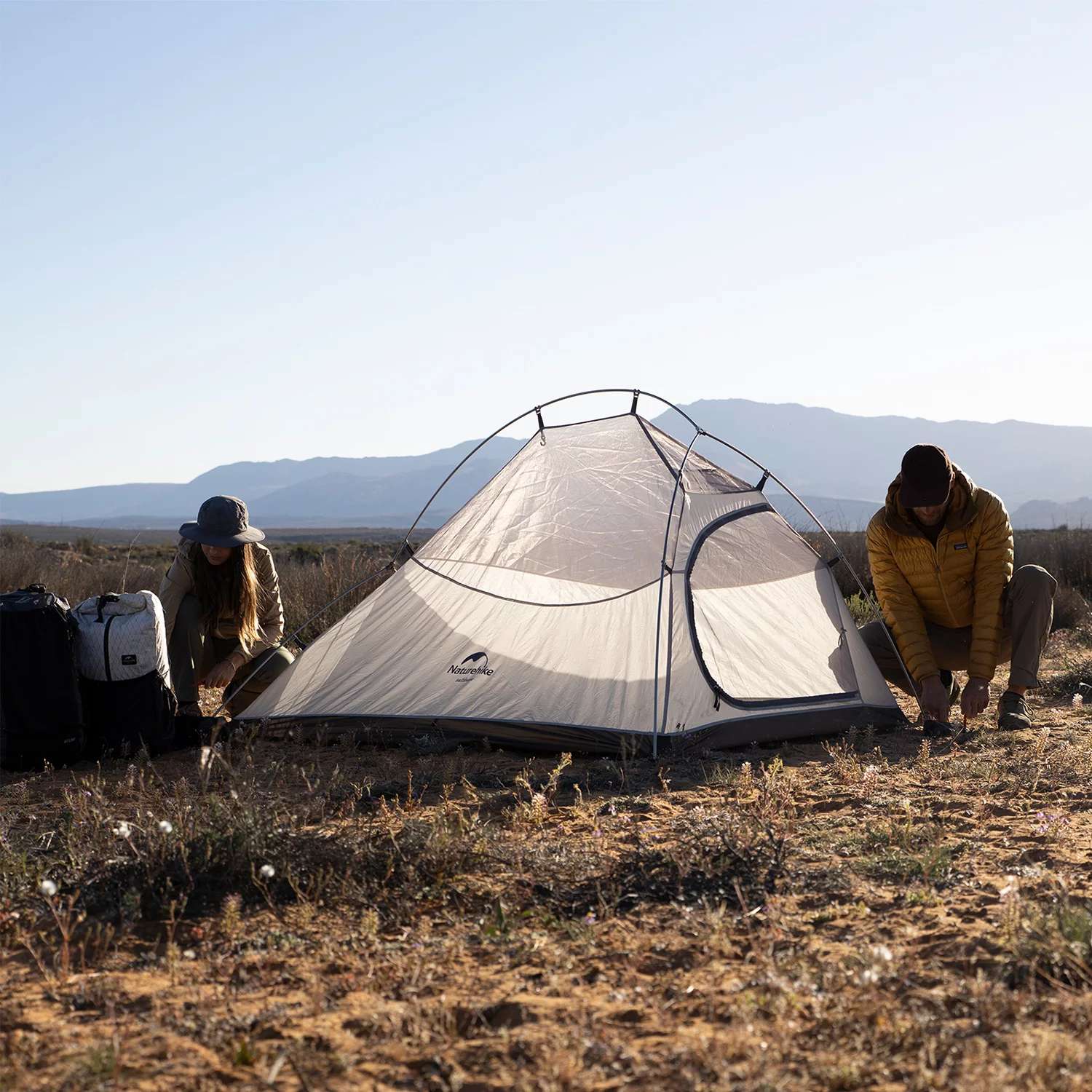 Naturehike Cloud-Up 1/2/3 Person Backpacking Tent Lightweight Waterproof - Womvr