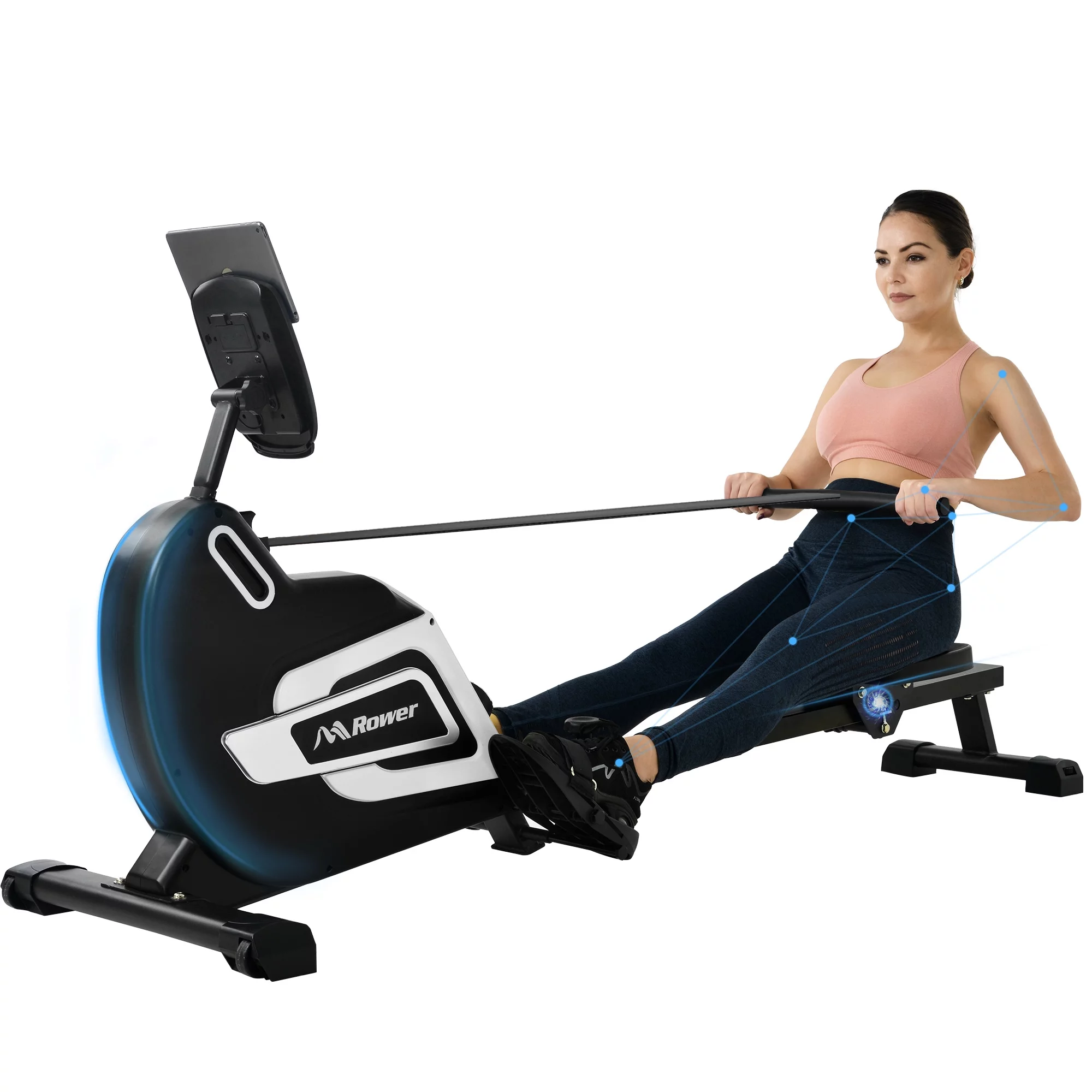 Magnetic Rowing Machine for Convenient and Effective Fitness Regimens - Womvr