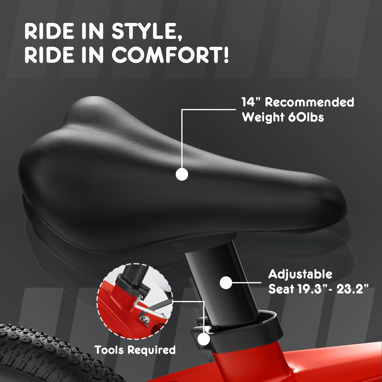 HARPPA 14 inch Bikes for Boys Age 3-5 Years, Kids Bicycle with Training Wheels, Blue - Womvr