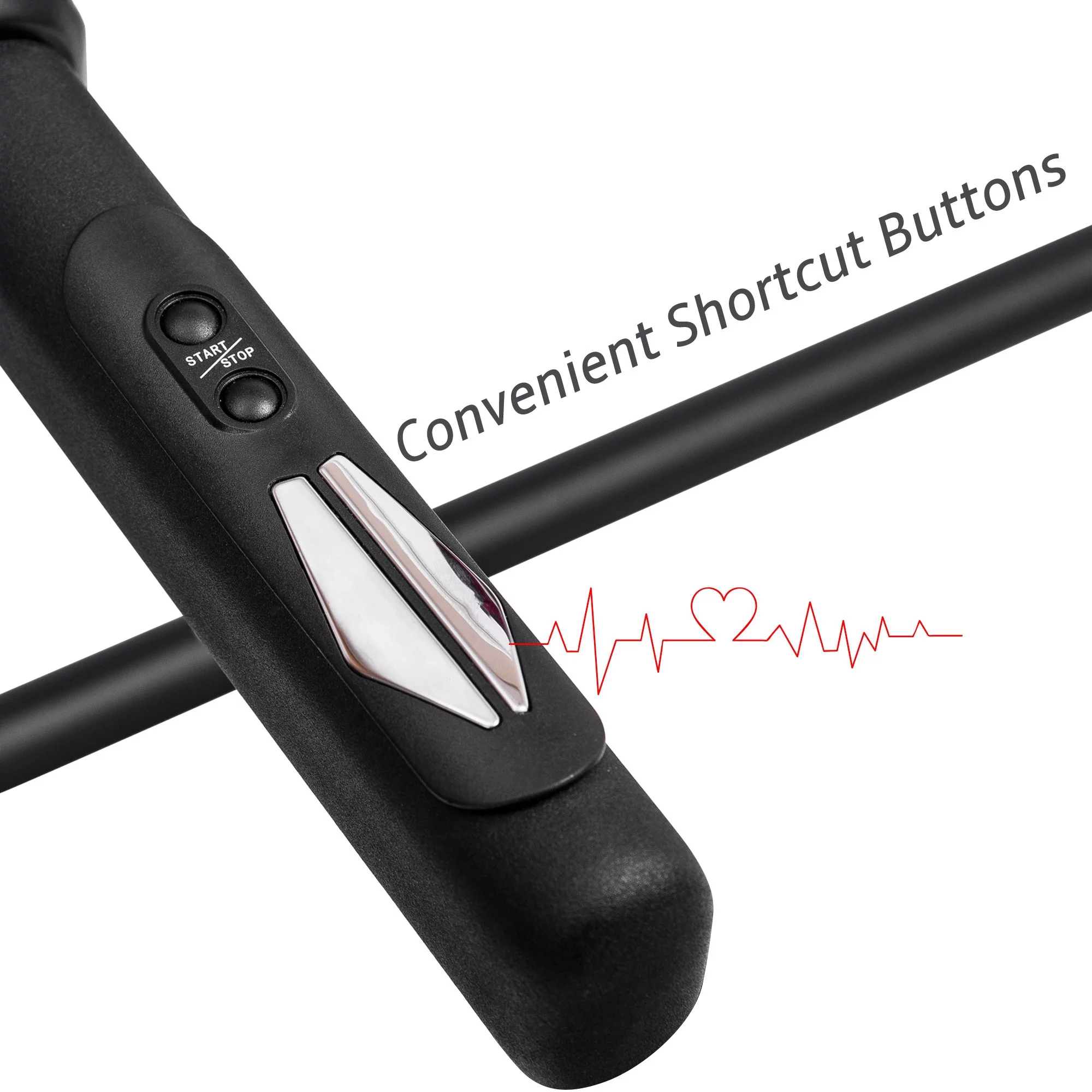 Euroco Folding Incline Treadmill 2.5HP Electric Running Machine 12 Preset Programs Treadmill with 3 Level Incline Walking Jogging Machine for Home Gym 500LBS Capacity - Womvr