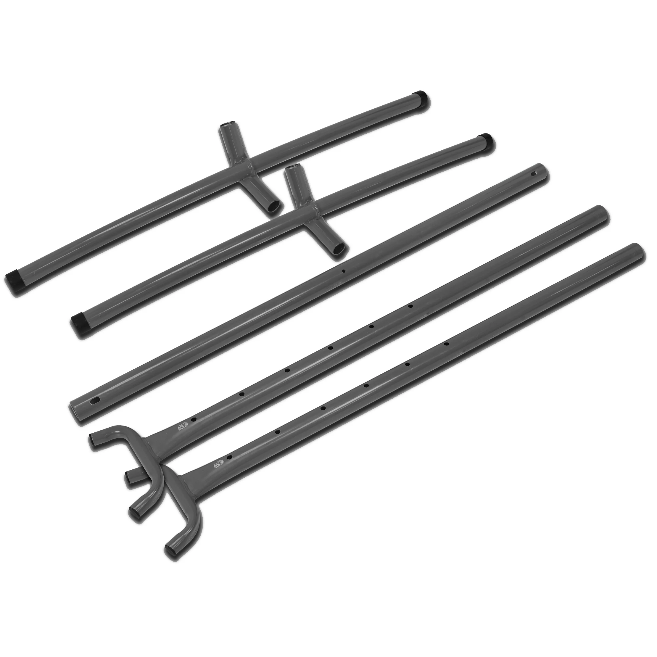 Equip Steel Gray Hammock Stand, Open Size: 108 in. L x 43 in. W x 40 in. H - Womvr