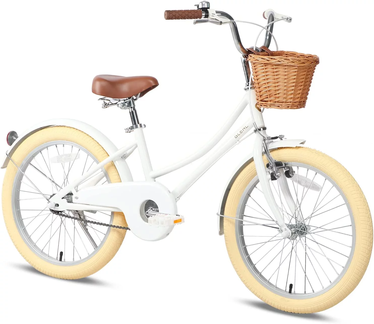 Glerc Little Molly 14 inch Kids Girls Bike for 3-5 Years Old Little Child,Yellow - Womvr