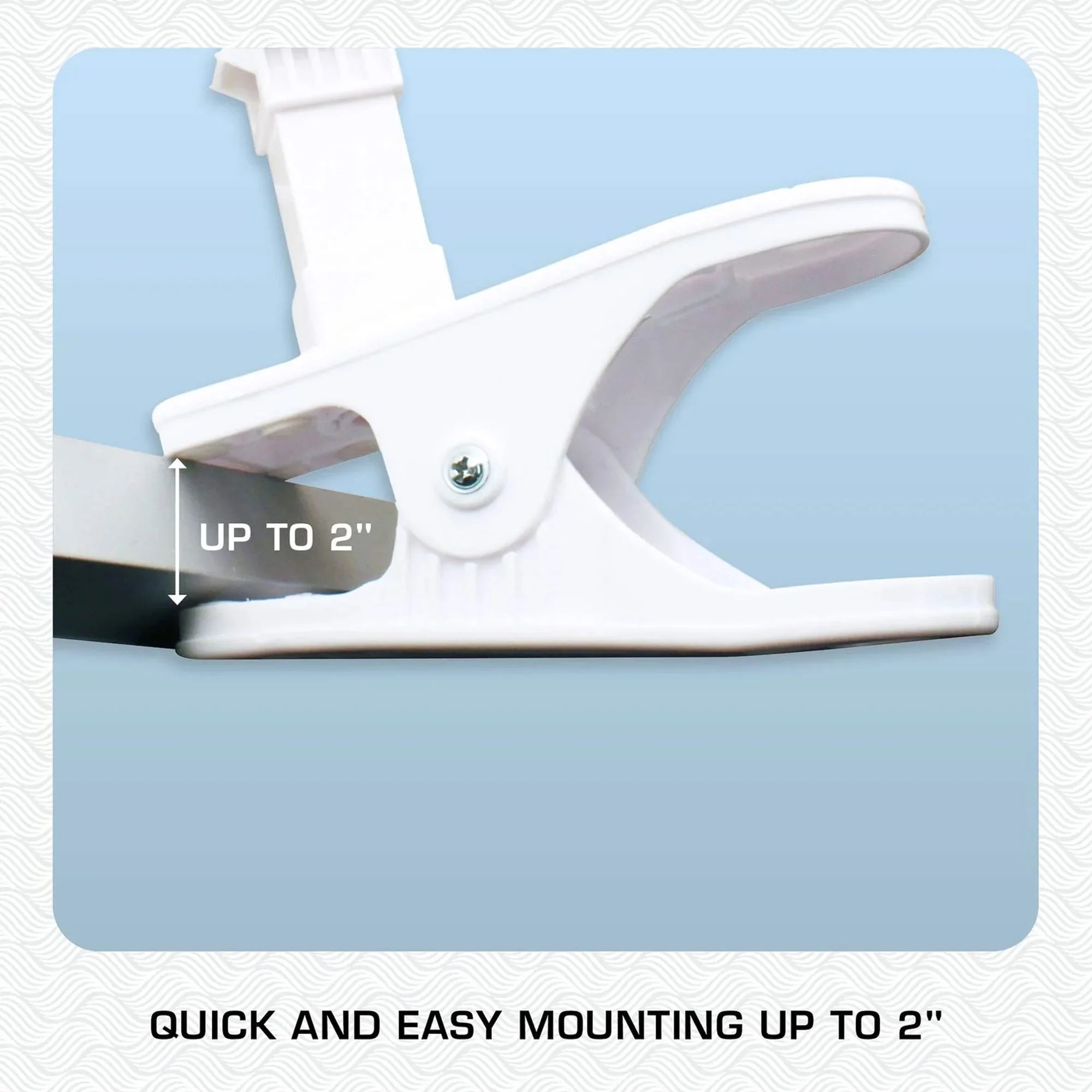 Hurricane Supreme 18 Inch Oscillating Wall Mount Fan, White - Womvr