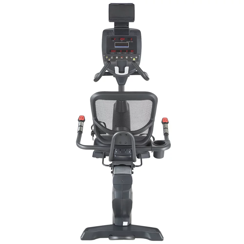 RUNOW Commercial Recumbent Exercise Bike LCD Screen Display 20 Levels of Resistance 400 lb Weight Capacity and 33 lb Flywheel - Womvr