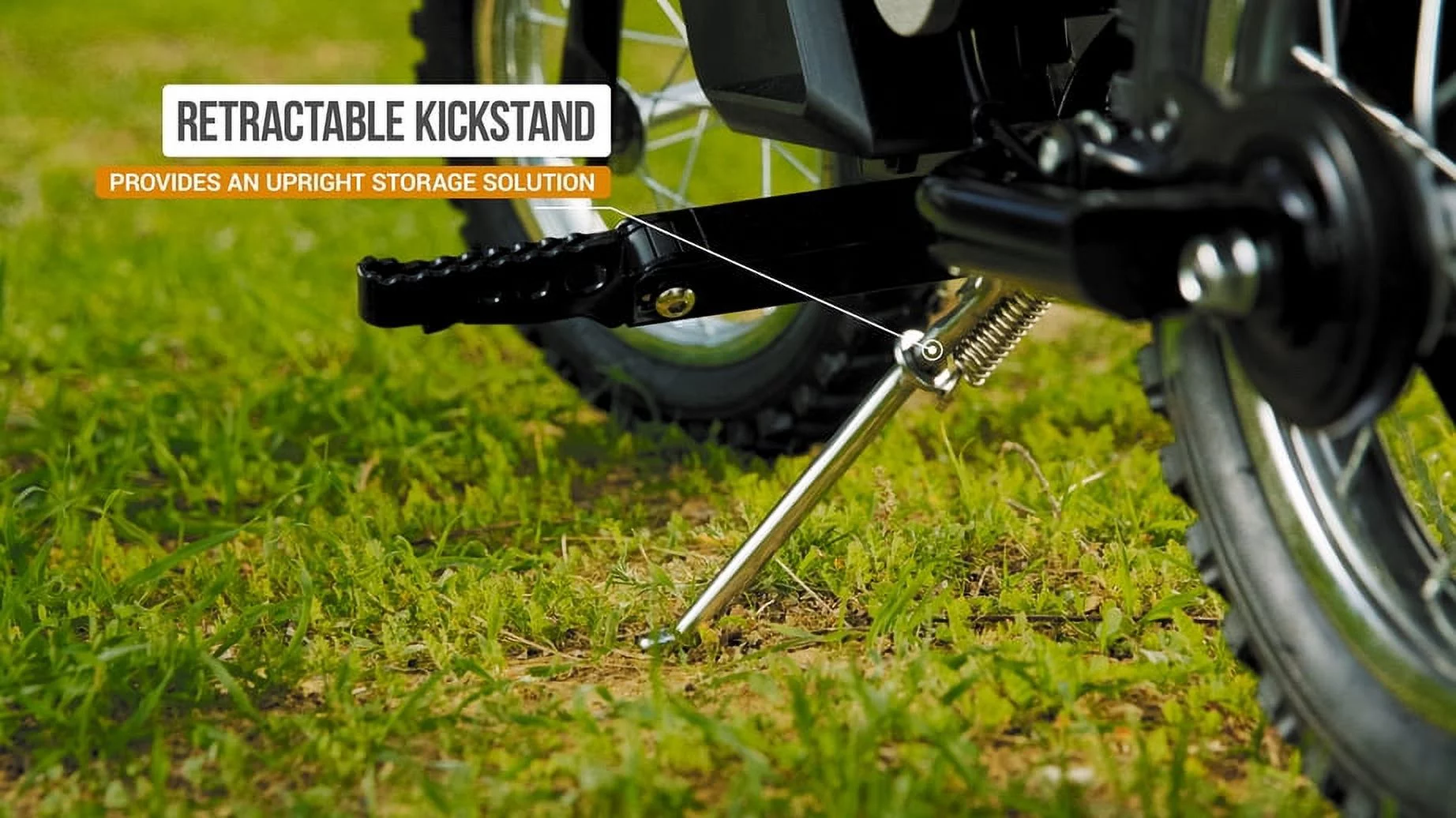 Razor Miniature Dirt Rocket MX125 Electric-Powered Dirt Bike - Black with Decal Included, Recommended For Kids 7+ Between 40 and 80 lbs - Womvr