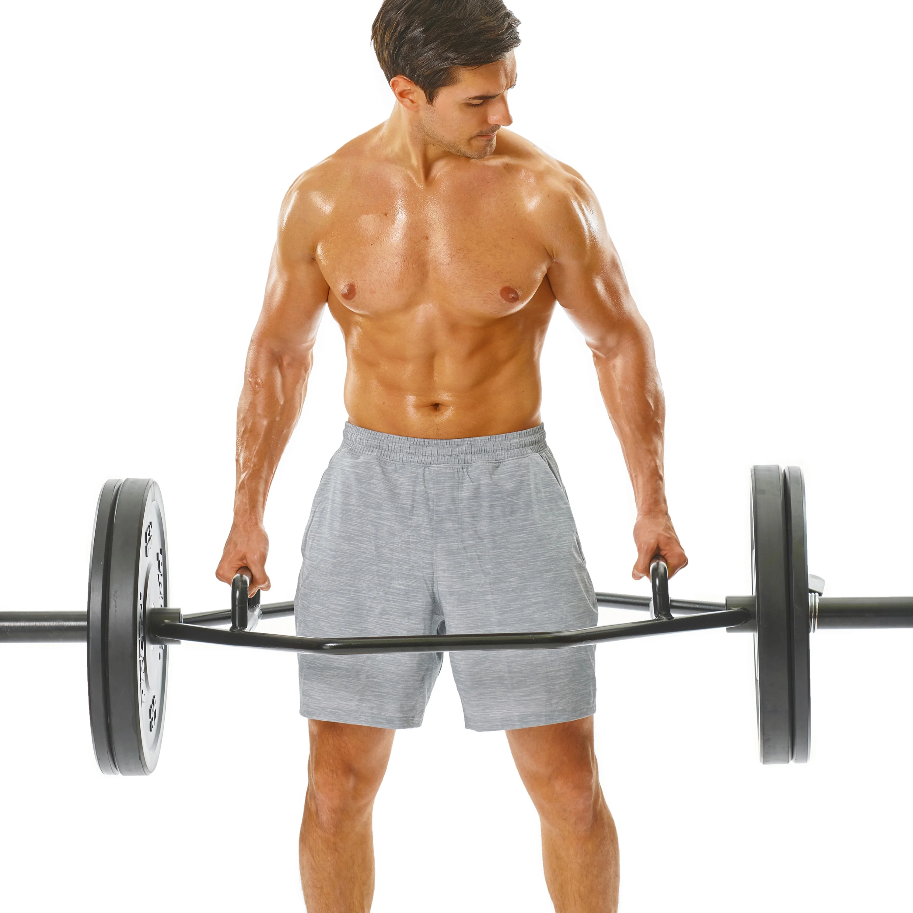 PRCTZ, Olympic 2-in Hex Weight Lifting Trap Bar, 1000-Pounds Capacity - Womvr