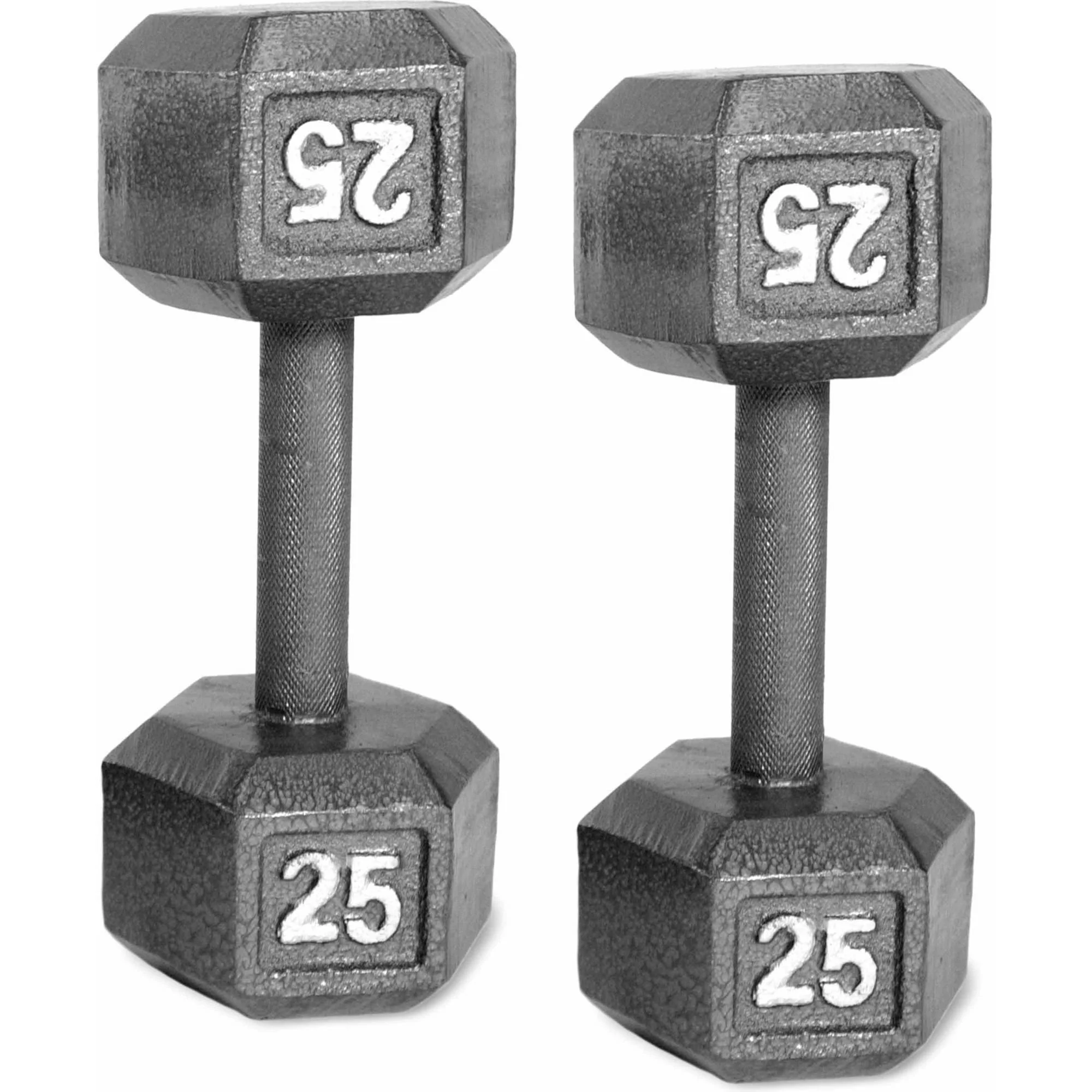 CAP Barbell Cast Iron Dumbbell, 25 Lb. Pair - Womvr