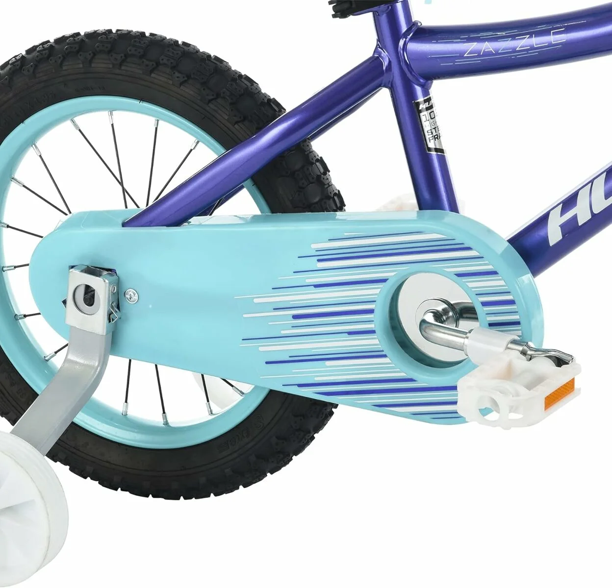 Zazzle Girl's Bike for Kids with Training Wheels, Streamers, and Basket - Womvr
