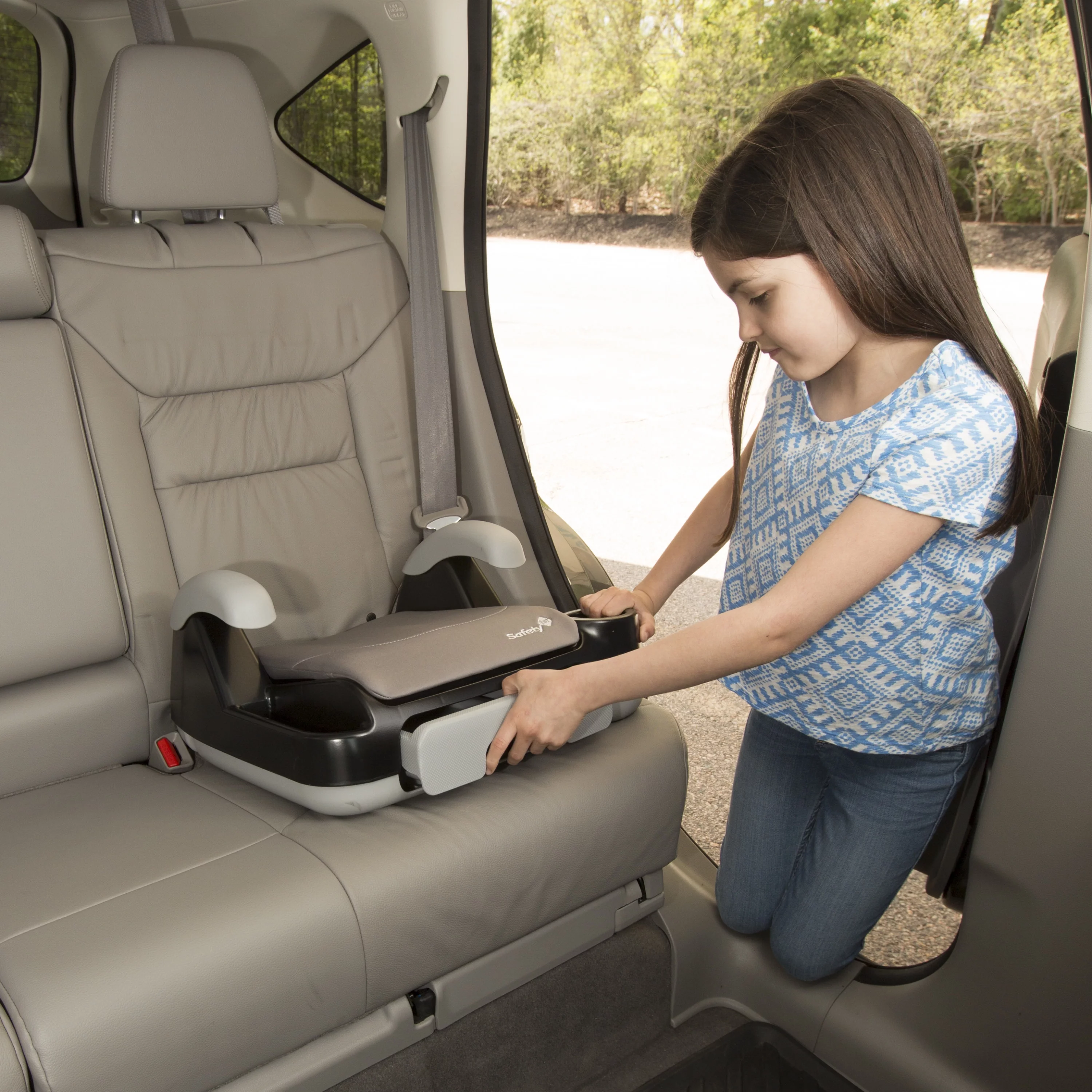 Safety 1st Store 'n Go Sport Booster Car Seat, Dusted Indigo, Toddler - Womvr