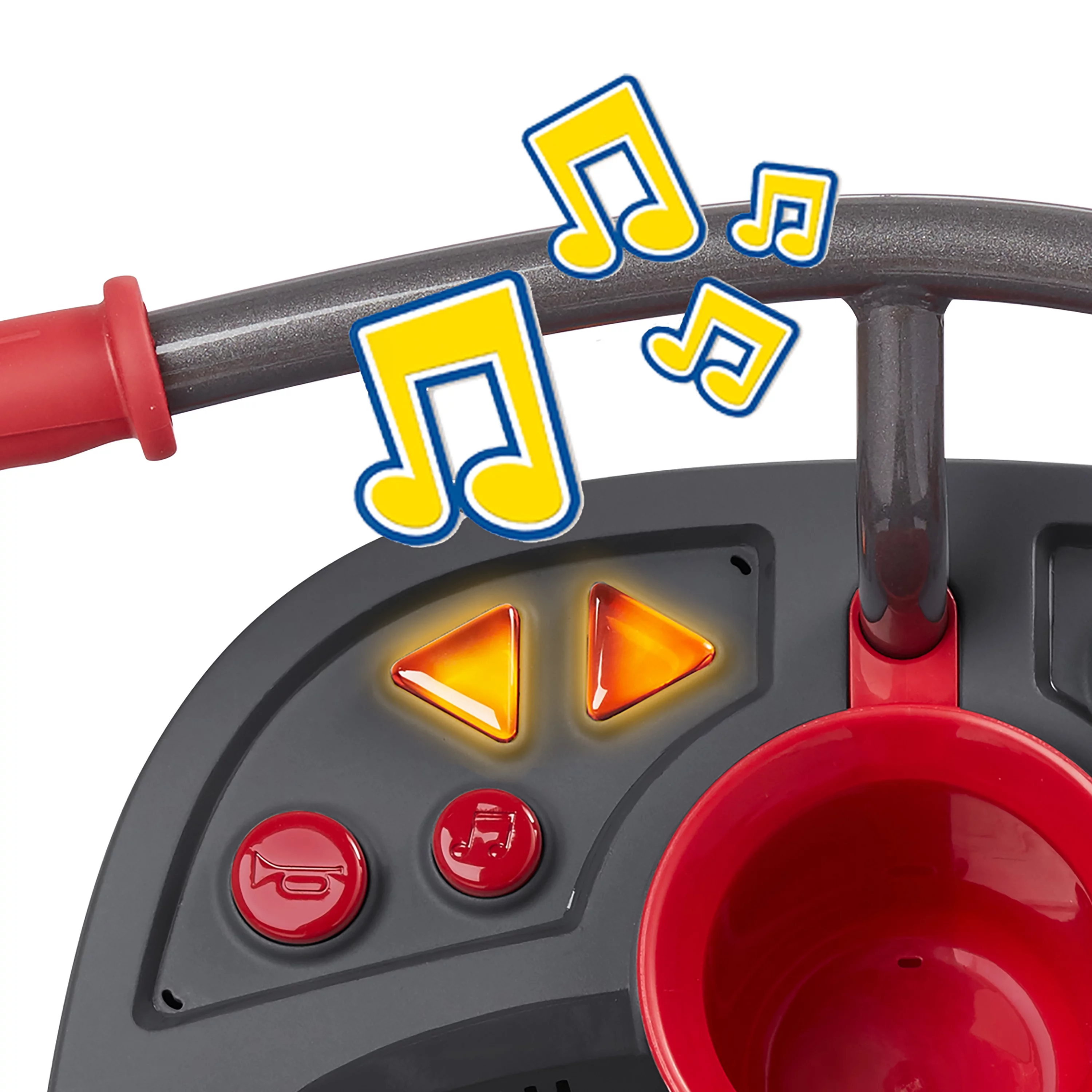 Radio Flyer, 4-in-1 Stroll 'N Trike with Activity Tray, Red & Gray, Convertible Tricycle,  Unisex - Womvr