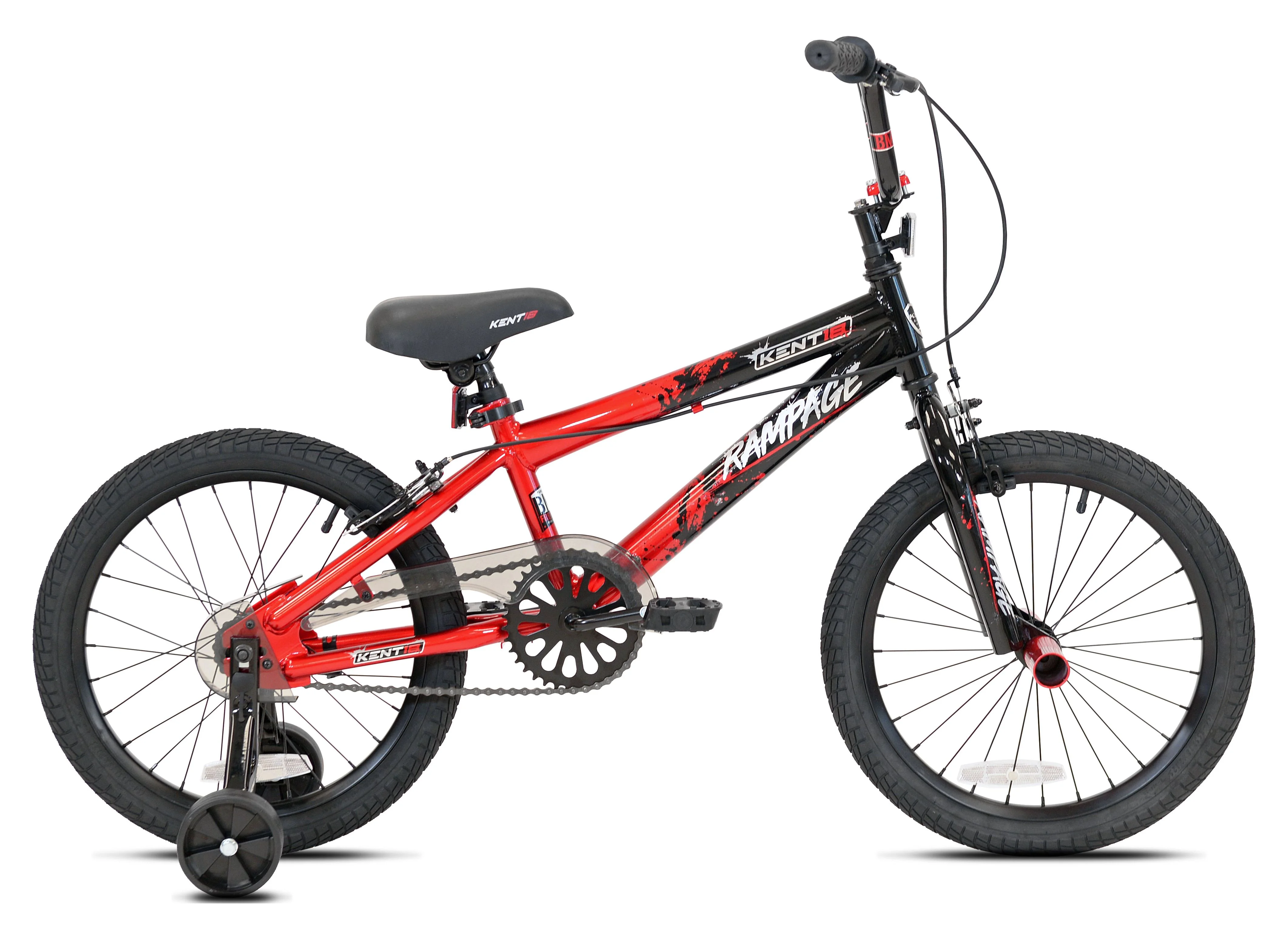 Kent Bicycle 18 in. Rampage Boy's BMX Child Bicycle, Gold and Black - Womvr